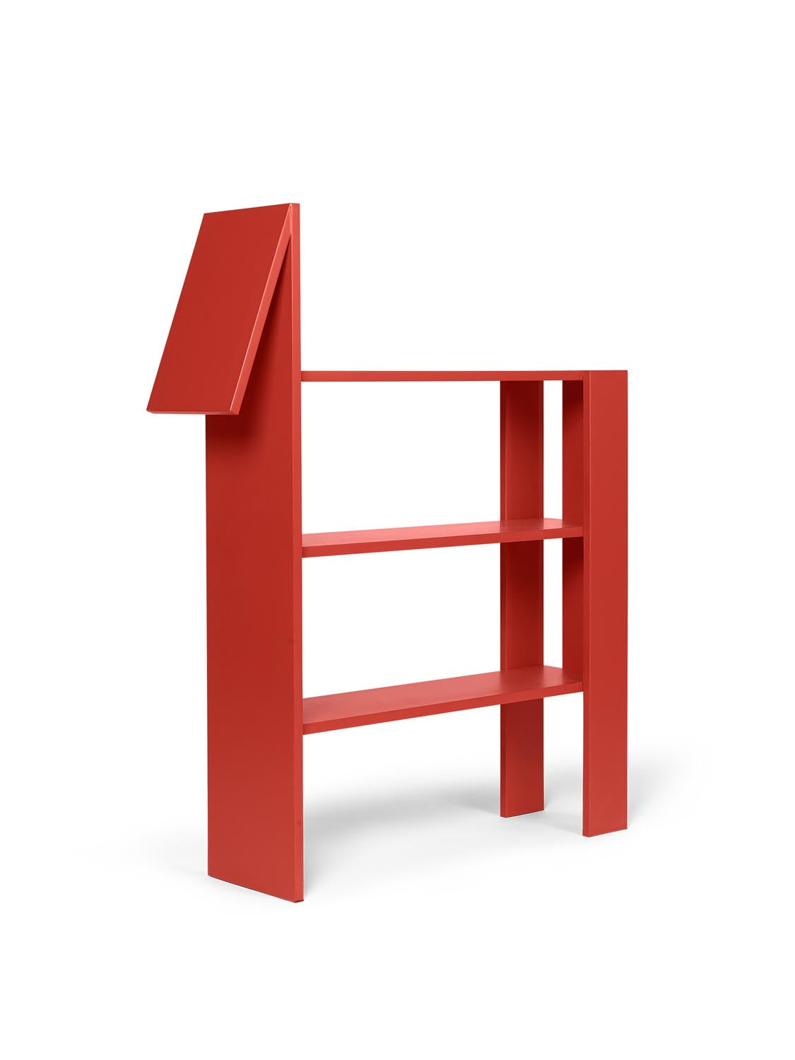 Horse Bücherregal  in  Poppy Red präsentiert im Onlineshop von KAQTU Design AG. Bücherregal ist von Ferm Living