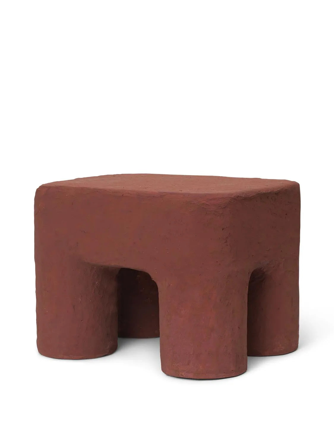 Podo Stool  in  Red Brown präsentiert im Onlineshop von KAQTU Design AG. Hocker ist von Ferm Living