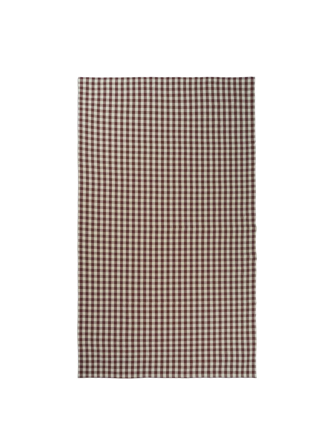 Bothy Check Table Cloth  in  Cinnamon/Grey Green präsentiert im Onlineshop von KAQTU Design AG. Tischset ist von Ferm Living