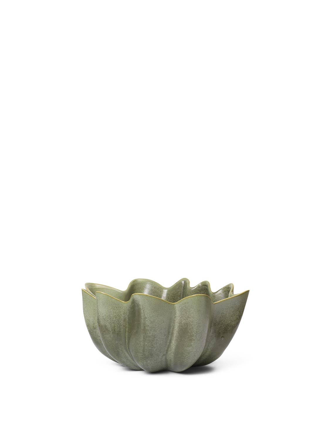 Nium Bowl Ø22  in  Dark Sage präsentiert im Onlineshop von KAQTU Design AG. Schüssel ist von Ferm Living