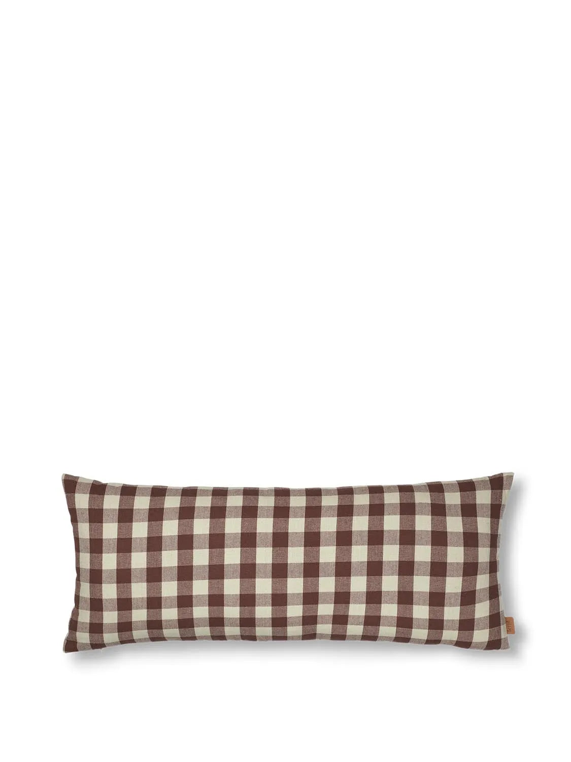 Bothy Check Kissen  in  Cinnamon/Grey Green präsentiert im Onlineshop von KAQTU Design AG. Deko Kissen ist von Ferm Living