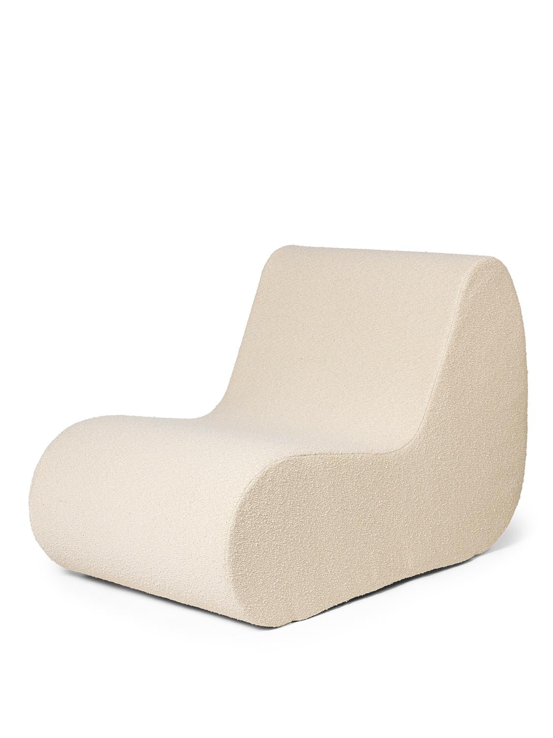 Rouli Center Module Pure Bouclé in Offwhite präsentiert im Onlineshop von KAQTU Design AG. Modulares Sofa ist von Ferm Living