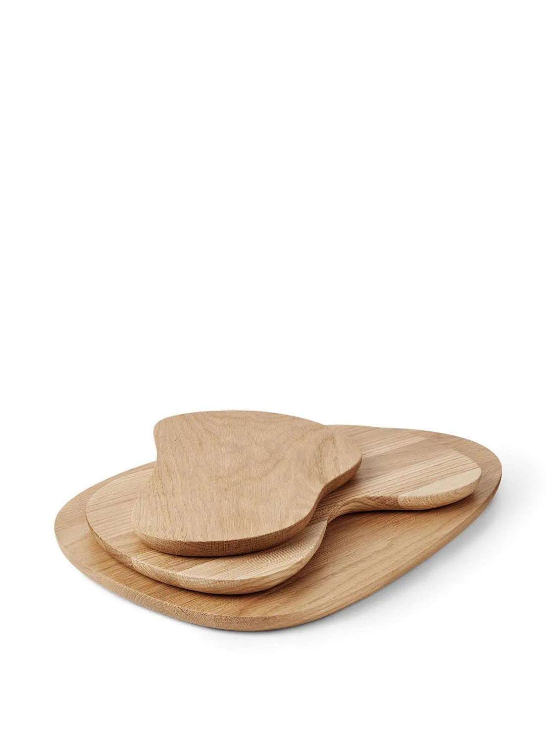 Cairn Cutting Boards Set of 3  in  Oak präsentiert im Onlineshop von KAQTU Design AG. Schneidbrett ist von Ferm Living