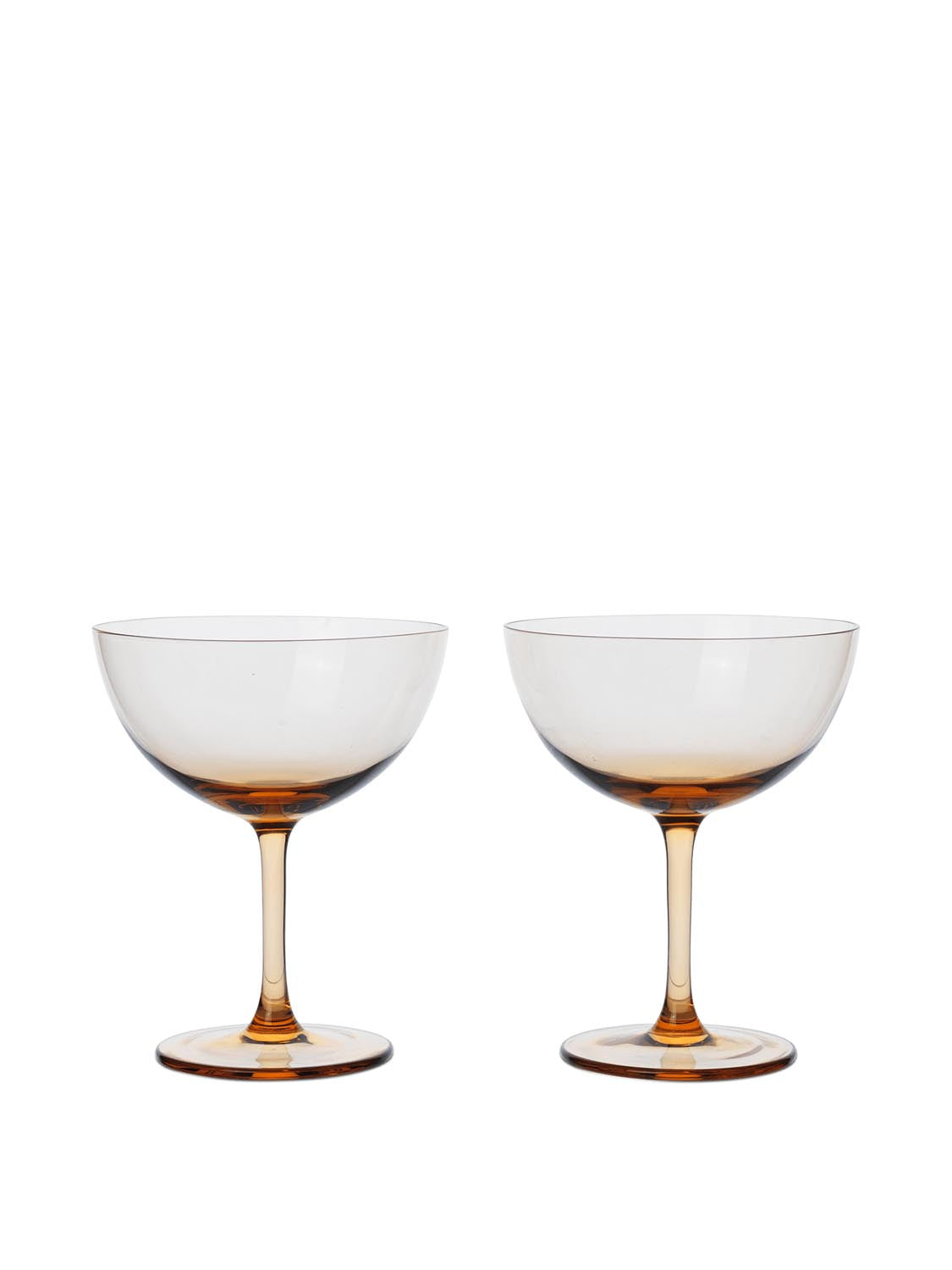 Host Cocktail Glasses Set of 2  in  Blush präsentiert im Onlineshop von KAQTU Design AG. Glas ist von Ferm Living