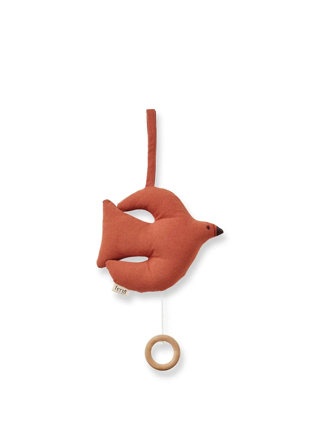 Swif Bird Music Mobile  in  Baked Clay präsentiert im Onlineshop von KAQTU Design AG. Objekte Kids ist von Ferm Living