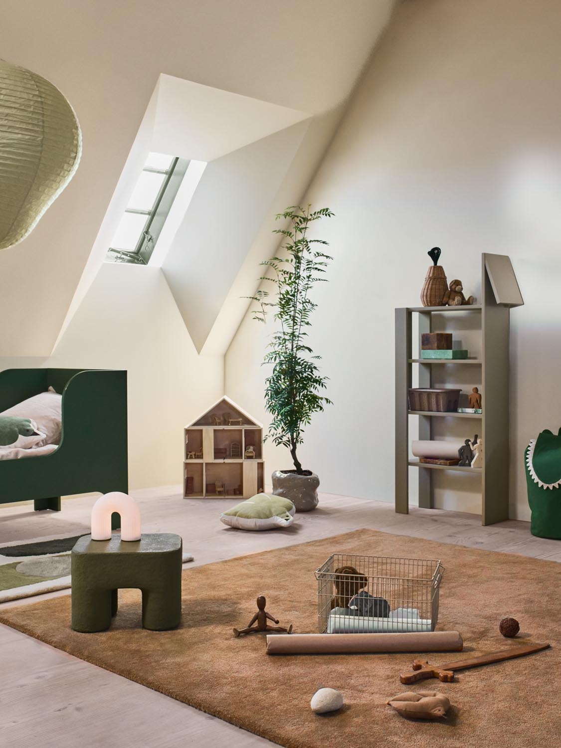 Toro stapelbar House  in  Natural präsentiert im Onlineshop von KAQTU Design AG. Objekte Kids ist von Ferm Living