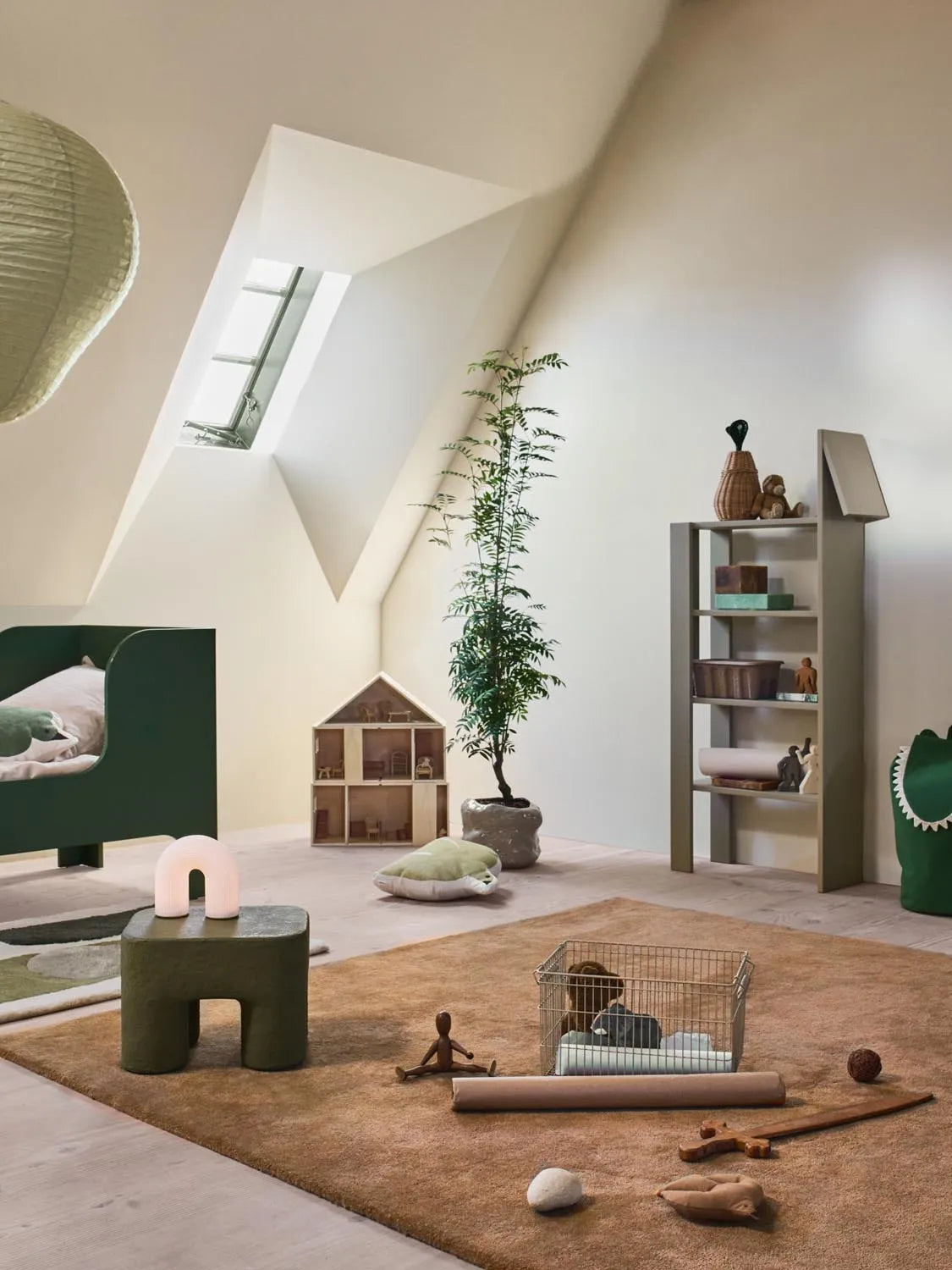 Toro stapelbar House  in  Natural präsentiert im Onlineshop von KAQTU Design AG. Objekte Kids ist von Ferm Living