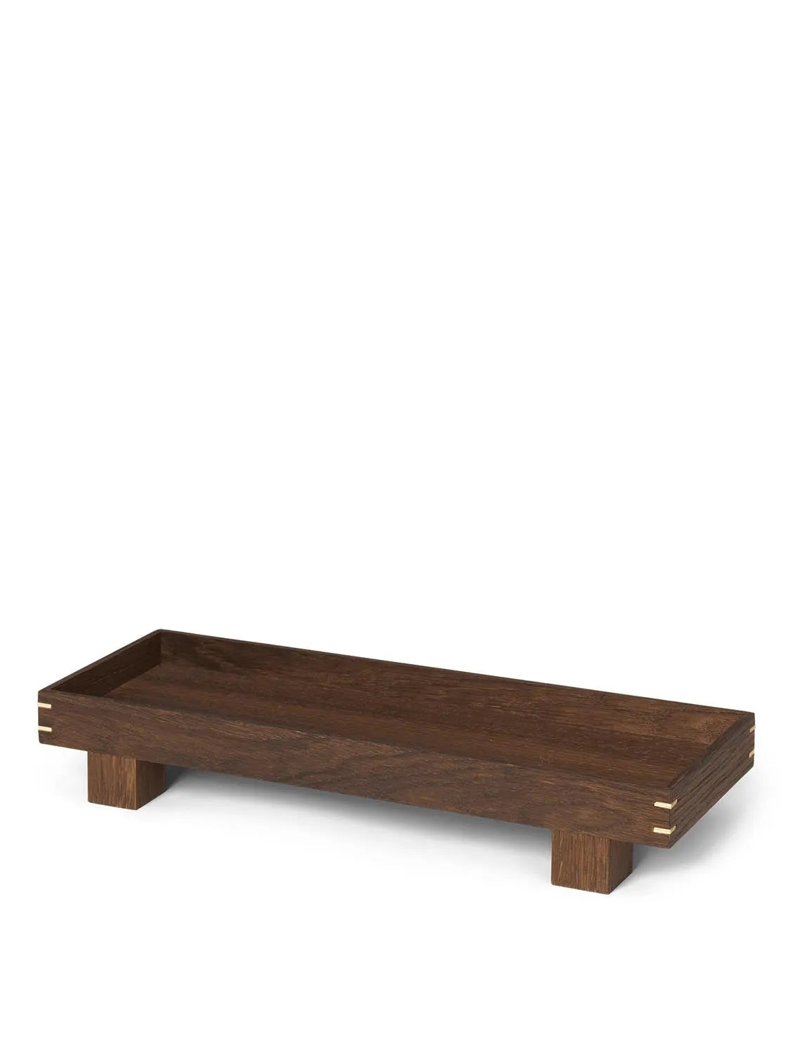 Bon Wooden Tray X Small  in  Smoked Oak präsentiert im Onlineshop von KAQTU Design AG. Tablett ist von Ferm Living