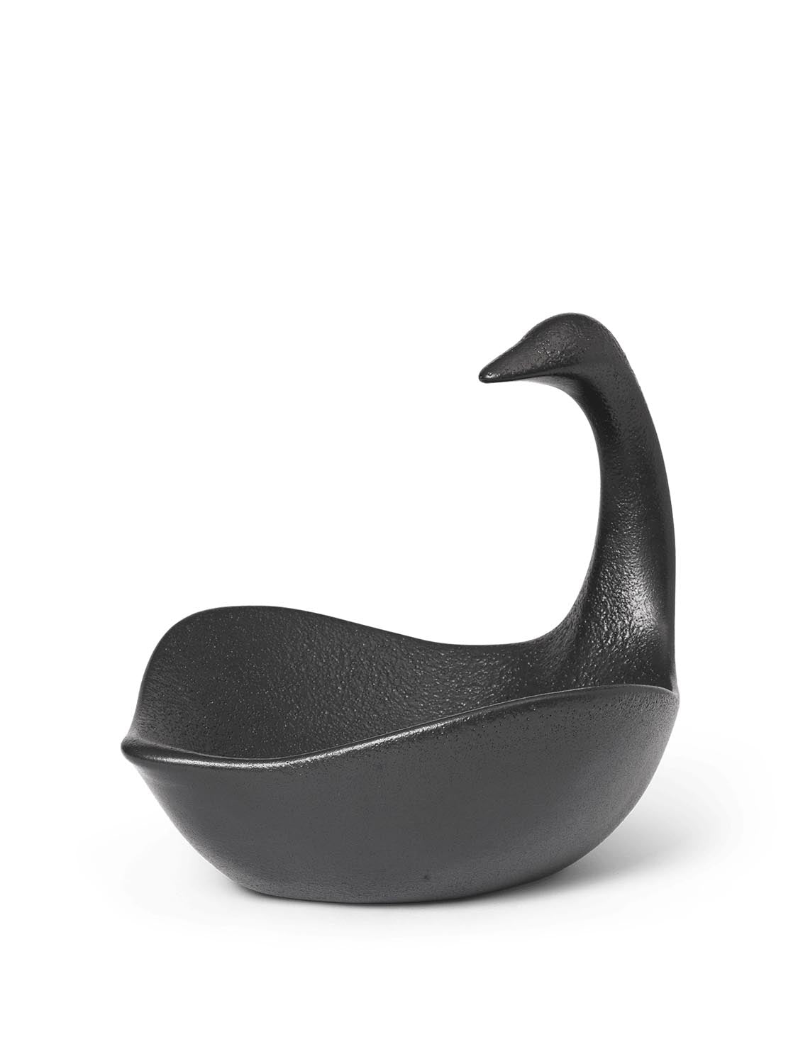 Swan Centrepiece  in  Black präsentiert im Onlineshop von KAQTU Design AG. Kunstgegenstände ist von Ferm Living