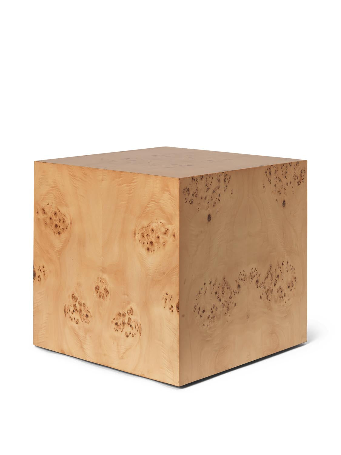 Burl Cube Beistelltisch  in  Natural präsentiert im Onlineshop von KAQTU Design AG. Beistelltisch ist von Ferm Living