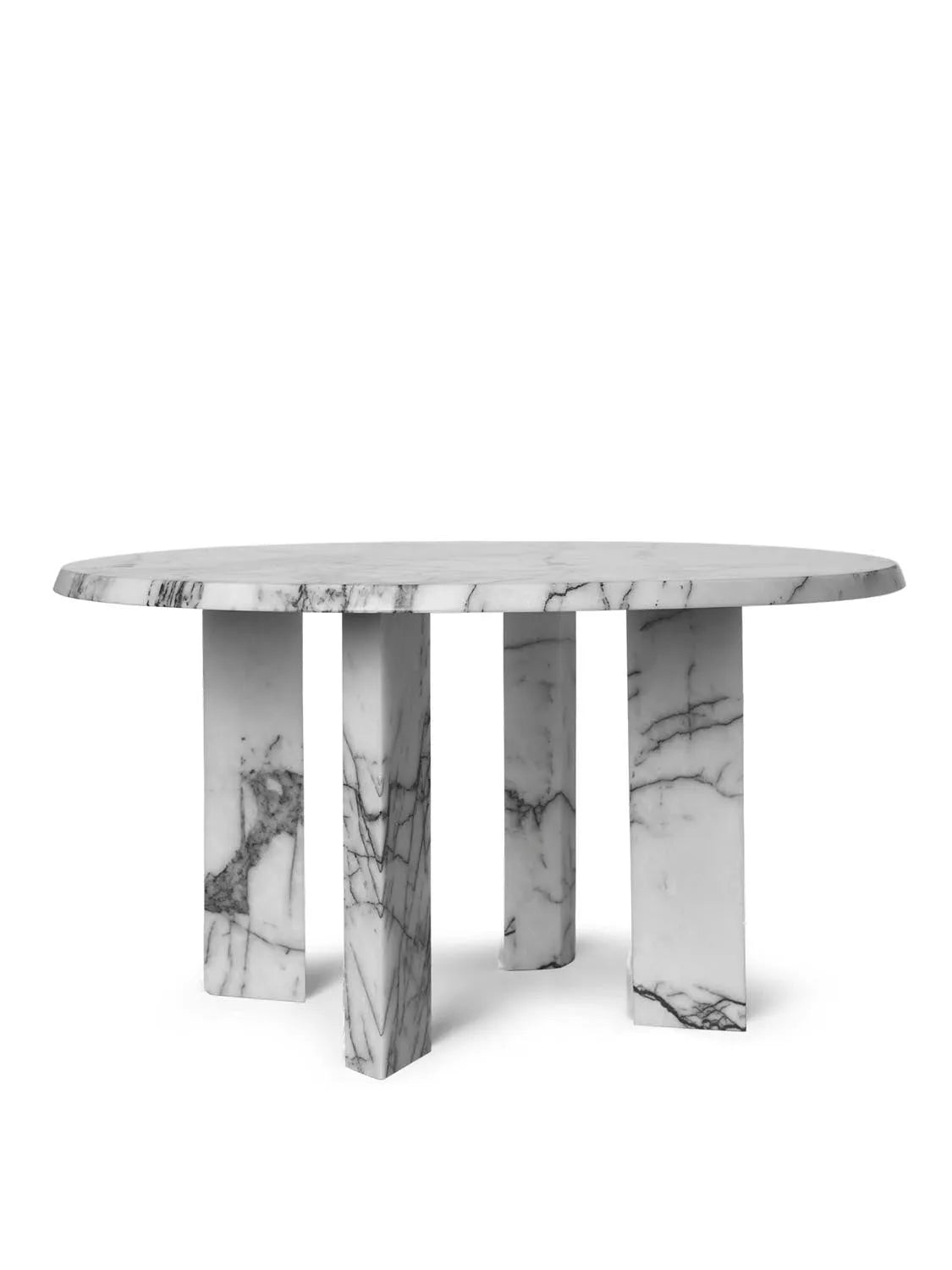 Taula Coffee Table  in  White/Charcoal präsentiert im Onlineshop von KAQTU Design AG. Beistelltisch ist von Ferm Living