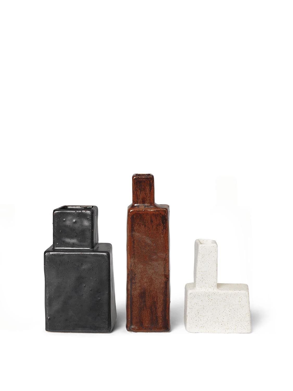 Koa Vases Set of 3  in  Multi präsentiert im Onlineshop von KAQTU Design AG. Vase ist von Ferm Living