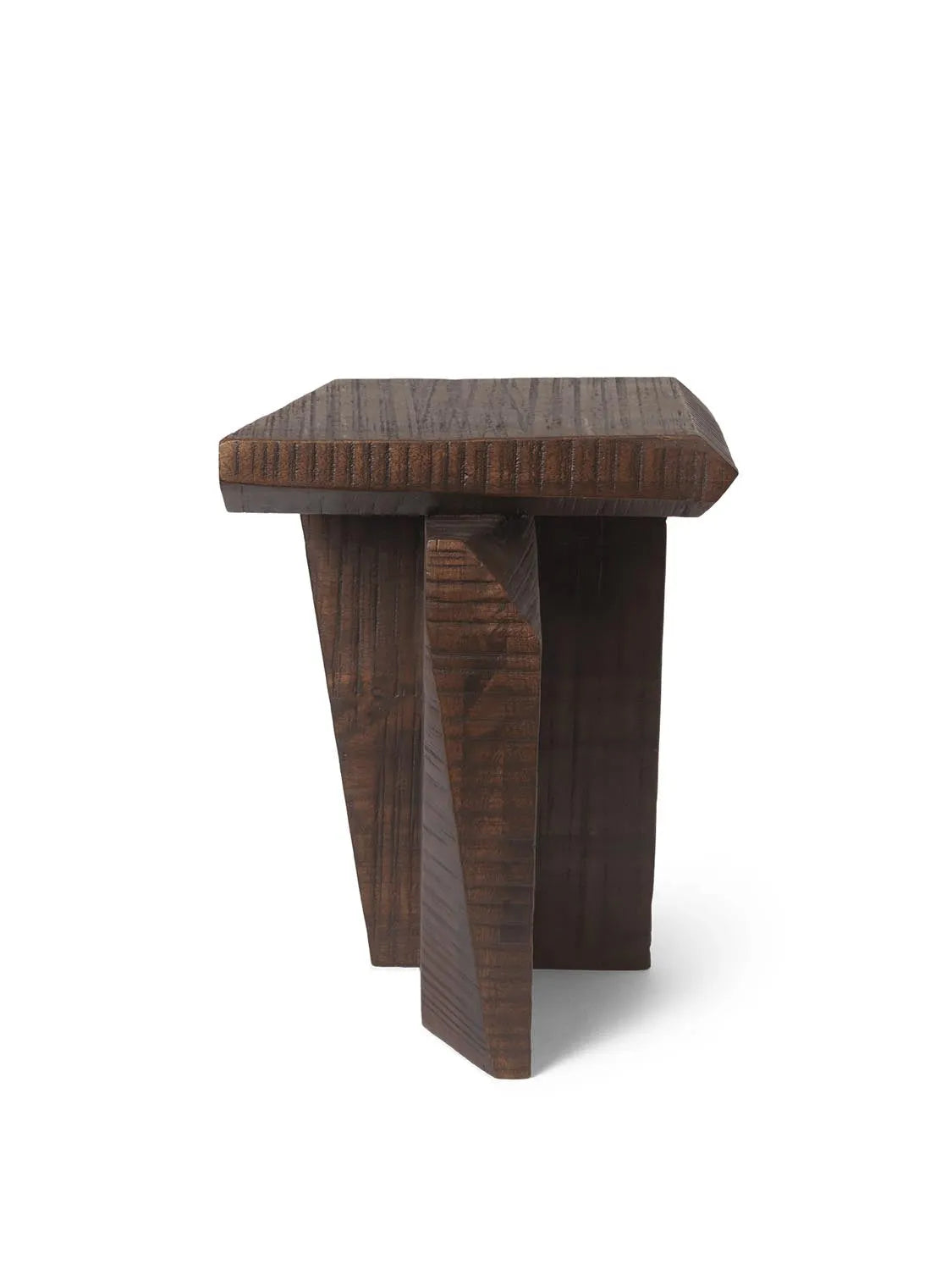 Silva Piece  in  Dark Stained Mango Wood präsentiert im Onlineshop von KAQTU Design AG. Beistelltisch ist von Ferm Living