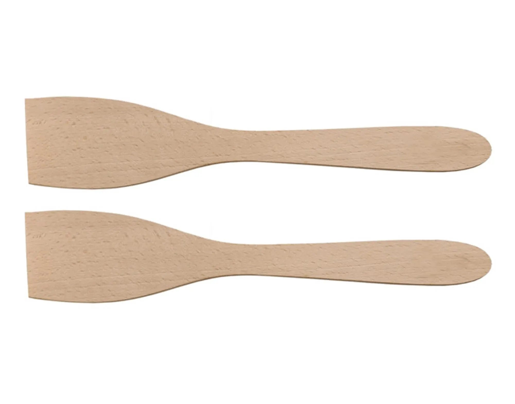 KISAG Holzwender: 2er Set aus langlebigem Holz, ergonomisch, hitzebeständig, pflegeleicht. Perfekt für Braten, Grillen, Servieren.