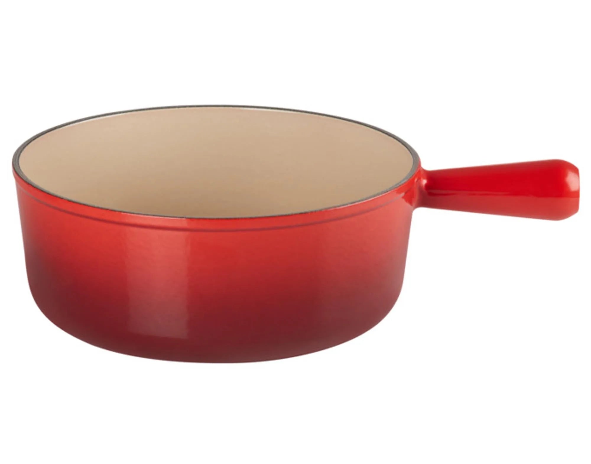 Elegantes LE CREUSET Fonduecaquelon ø 20 cm: Perfekte Wärmeverteilung, pflegeleicht, ideal für Käse- und Schokoladenfondue.