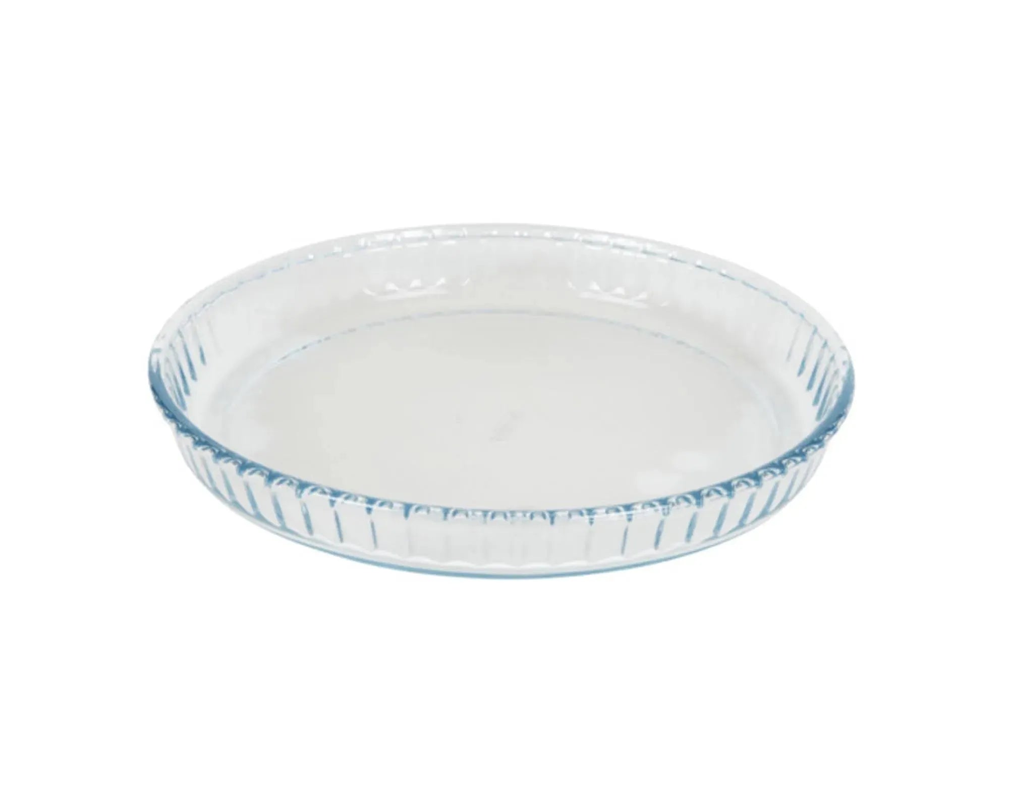 Die 24 cm PYREX Tortenform aus Glas: hitzebeständig, transparent, robust, ideal für Torten, Quiches und mehr. Perfekte Backergebnisse!