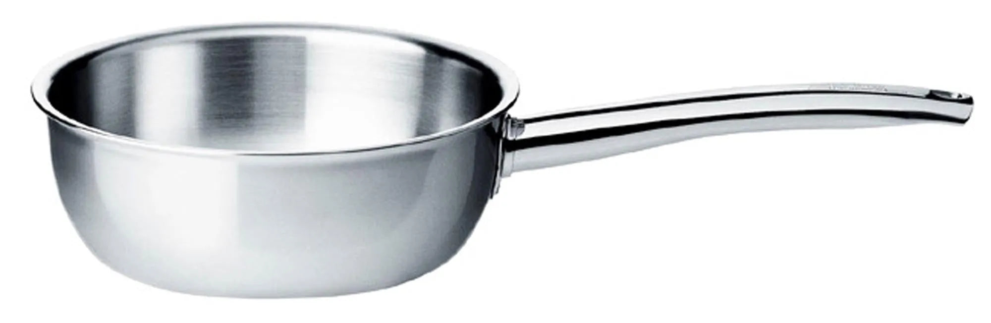 Die Sauteuse Brigade Premium ø 24 cm von SPRING: Edelstahl, Antihaft, ideal für Anbraten und Schmoren, für alle Herdarten geeignet.