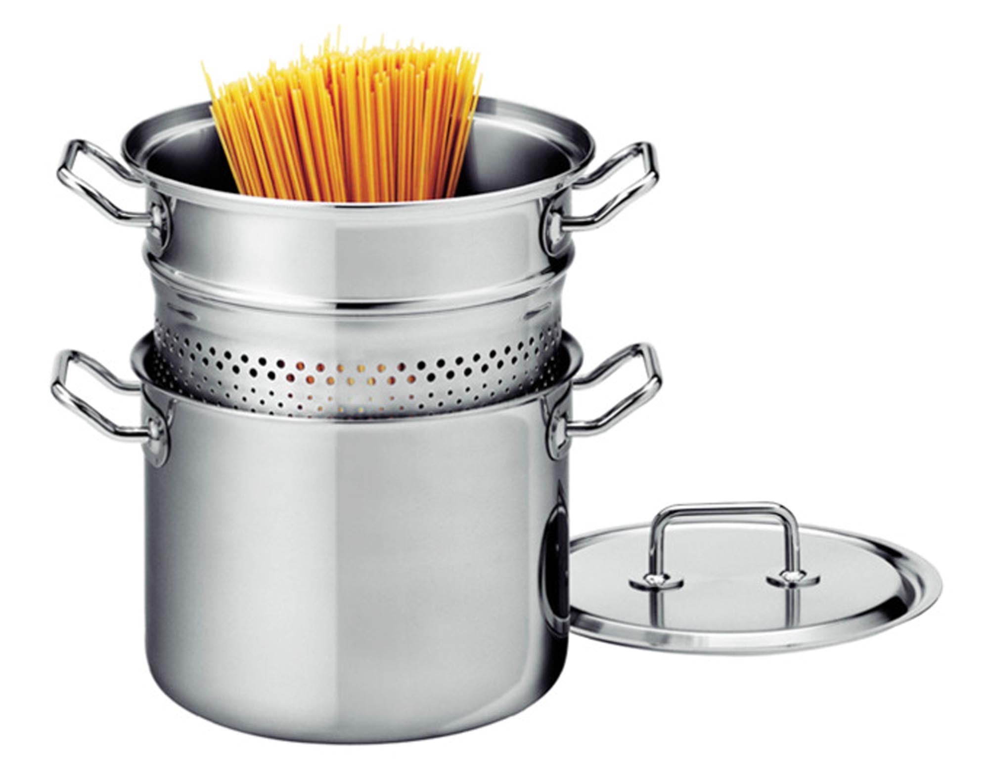 Pasta Set Brigade Premium ø 22 cm in  präsentiert im Onlineshop von KAQTU Design AG. Topf ist von SPRING