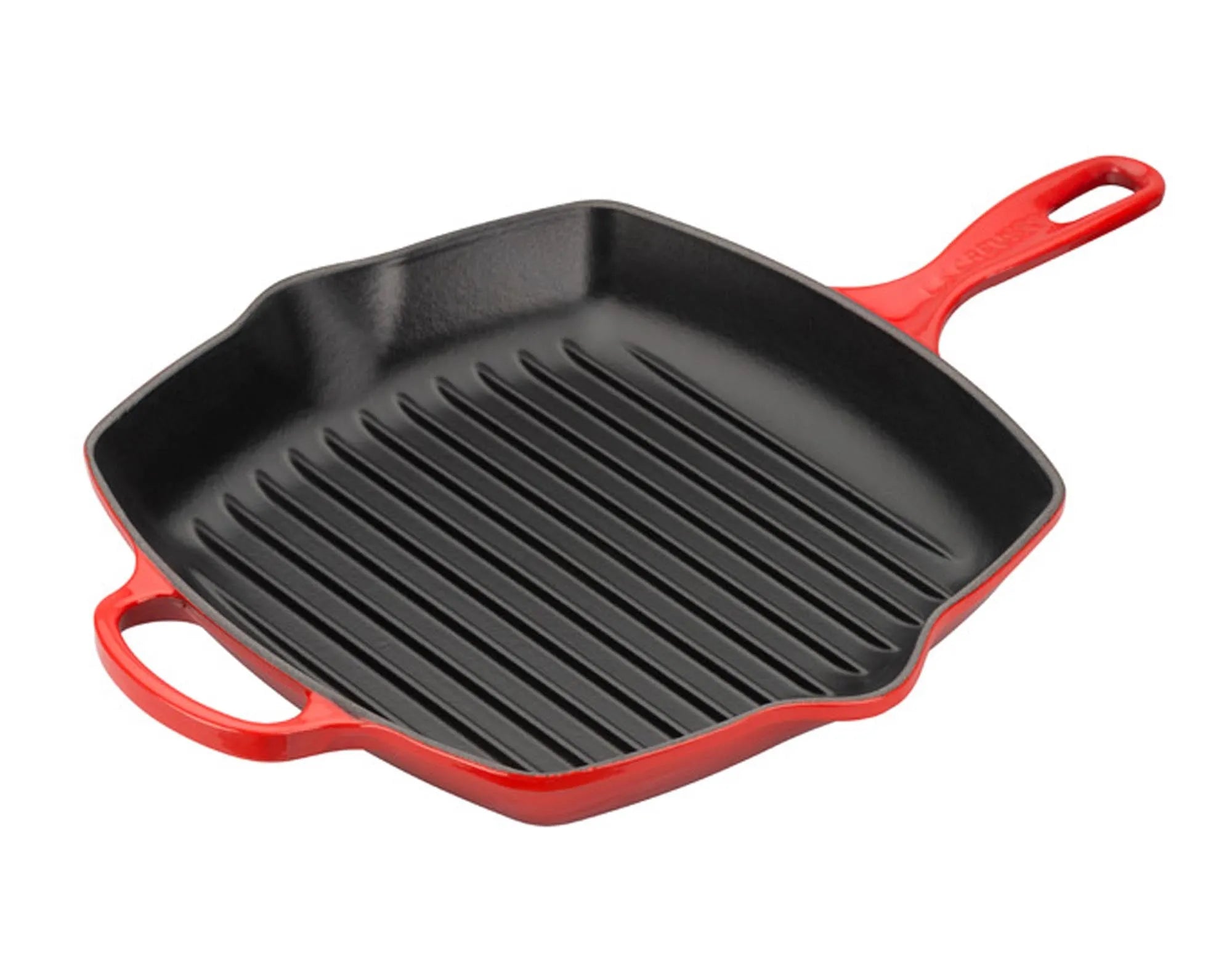 LE CREUSET Signature Grillpfanne 26x26 cm für perfekte Grillstreifen.