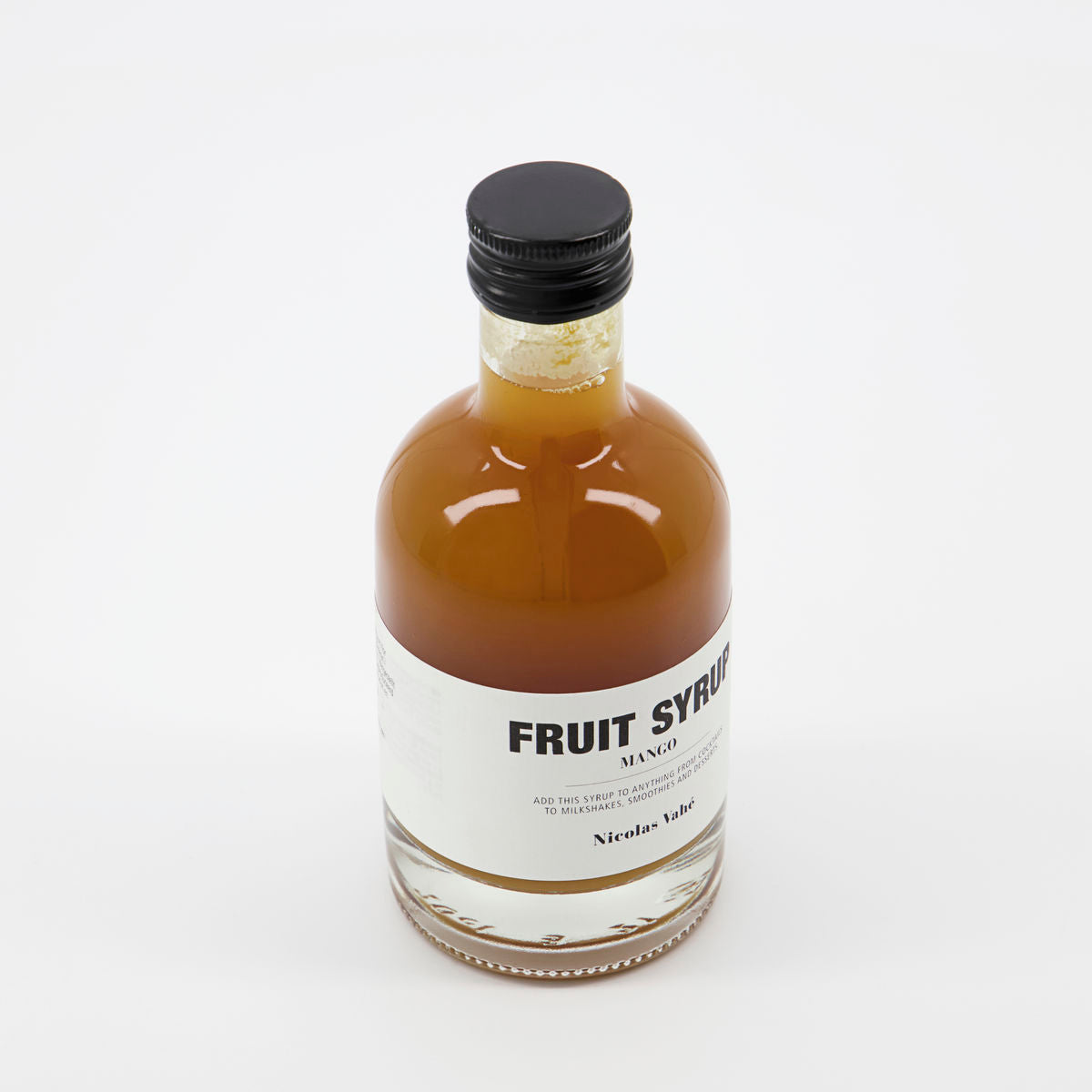 Früchtesirup, Mango in Weiss schwarz präsentiert im Onlineshop von KAQTU Design AG. Lebensmittel ist von Nicolas Vahé