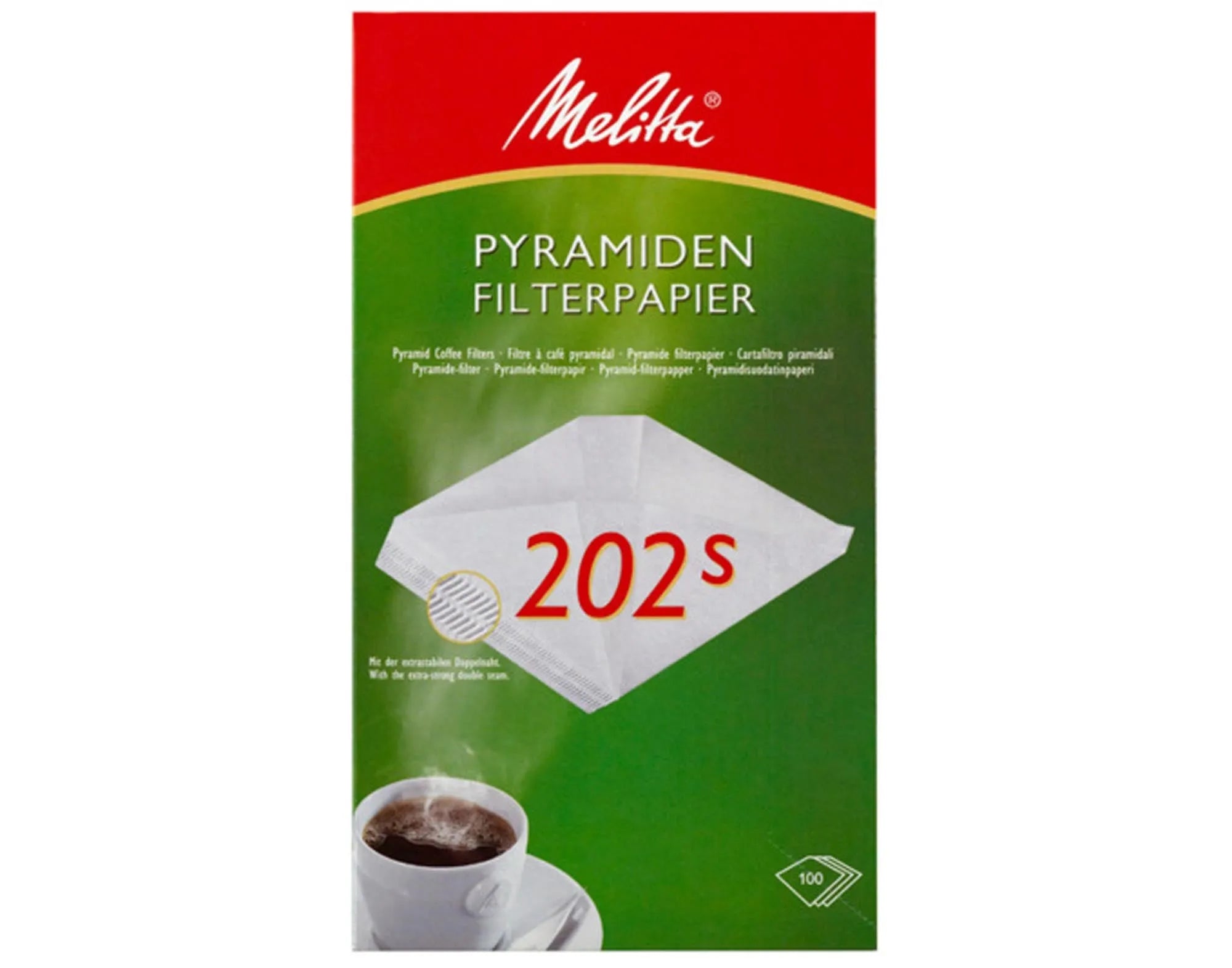 Erleben Sie mit MELITTA Pyramidenpapierfilter 202S vollmundigen Kaffee- und Teegenuss. Umweltfreundlich, reißfest, für intensives Aroma.