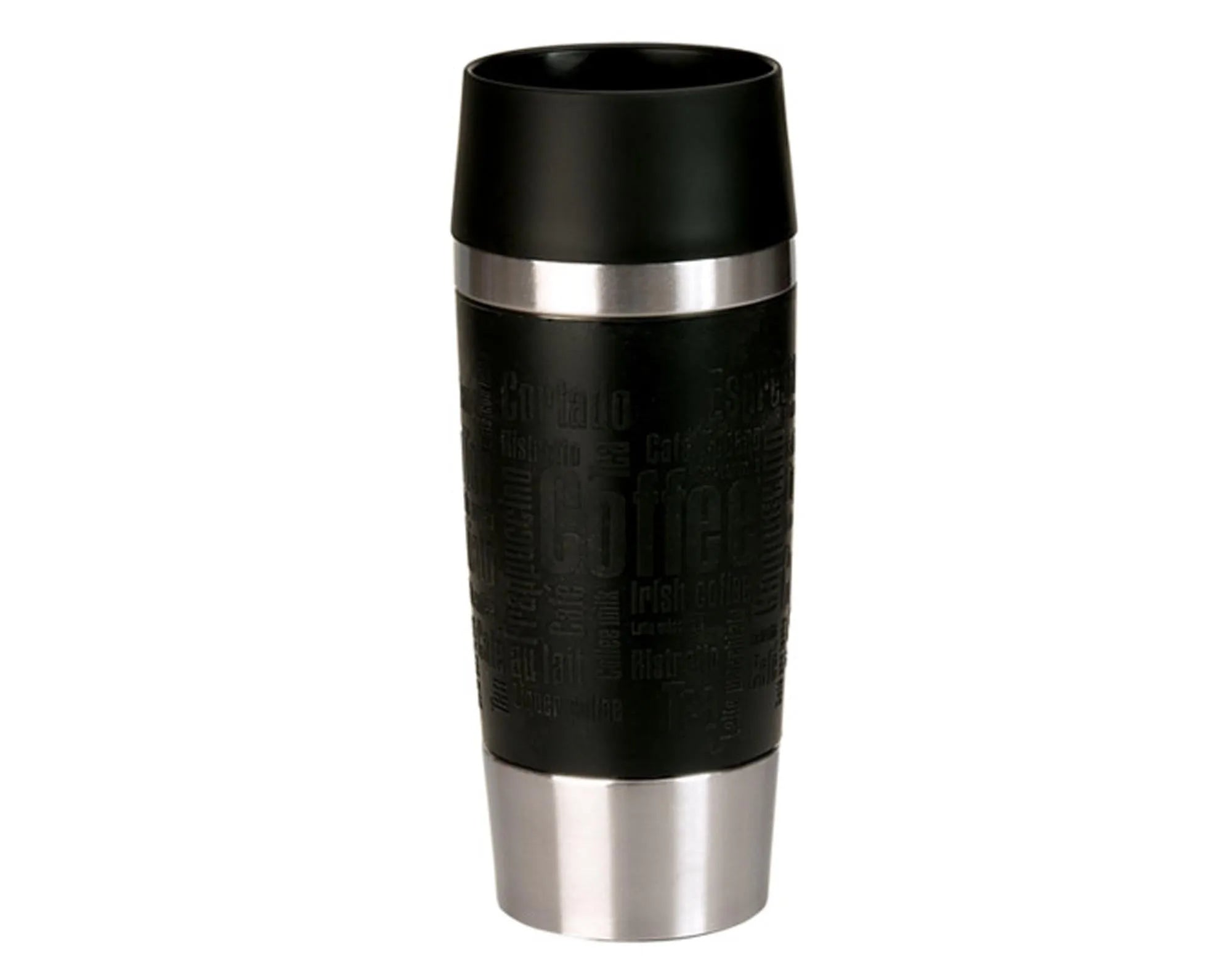 EMSA Travel Mug 0.36 l: Isolierbecher, hält 6h heiß, 12h kalt, BPA-frei, Quick-Press-Verschluss, rutschfest, ideal für unterwegs.