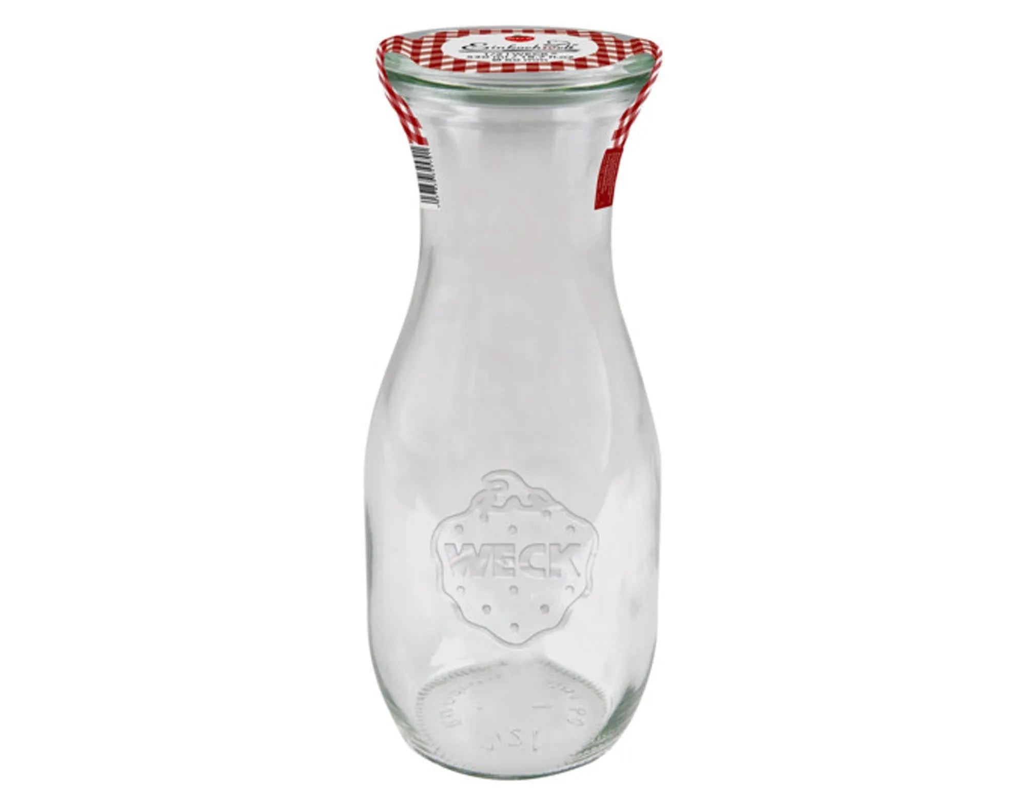 Hochwertige 530ml Saftflasche von EINKOCHWELT: robustes Glas, luftdichter Deckel, umweltfreundlich, ideal für frische Säfte.