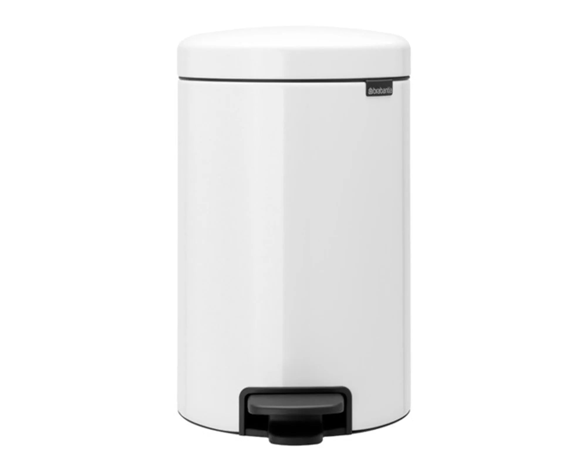 Treteimer NewIcon 12 l in White präsentiert im Onlineshop von KAQTU Design AG. Mülleimer ist von BRABANTIA