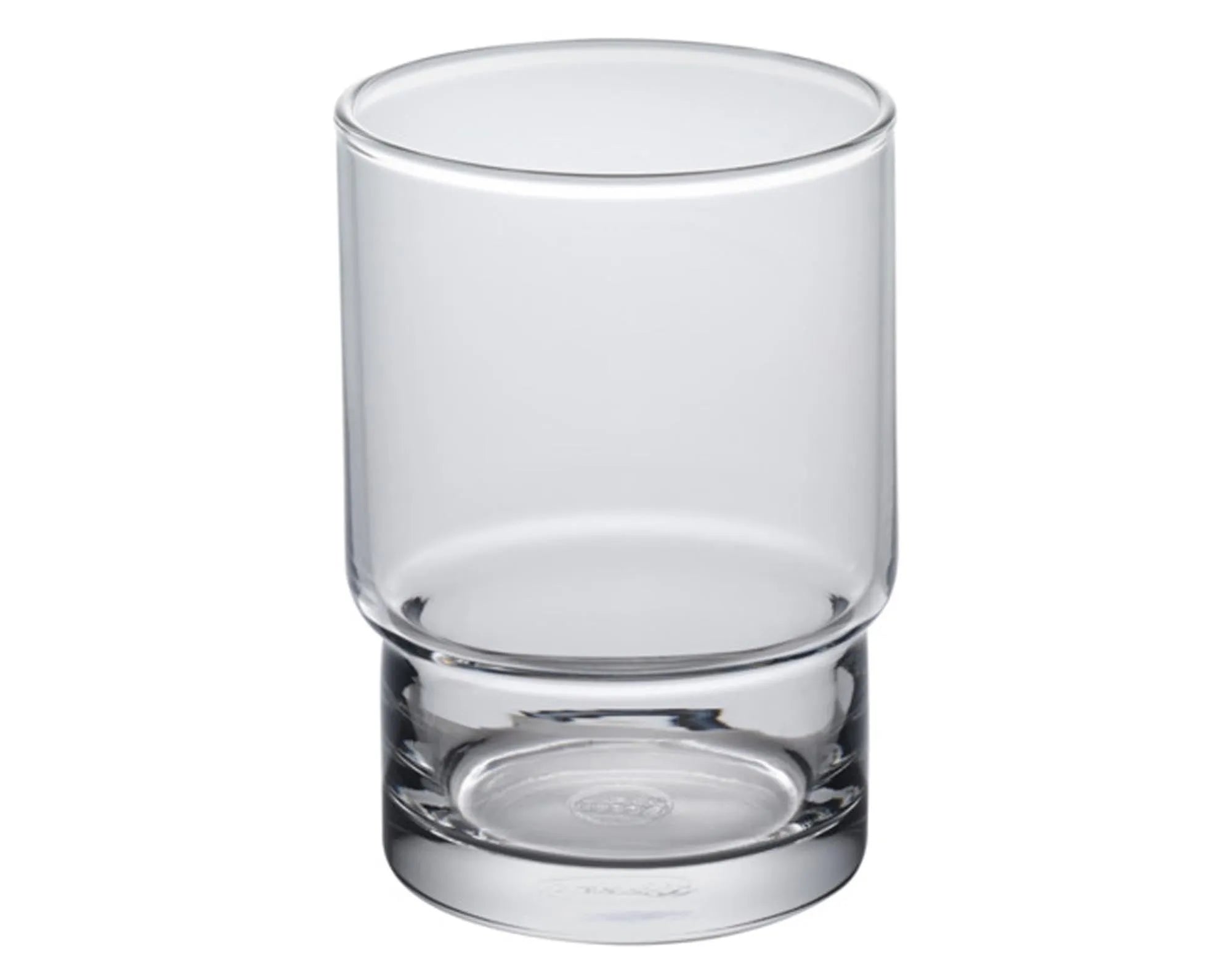 Eleganter, hygienischer Zahnbecher aus bruchsicherem Glas, 250 ml, spülmaschinenfest, ideal für stilvolle Mundpflege.