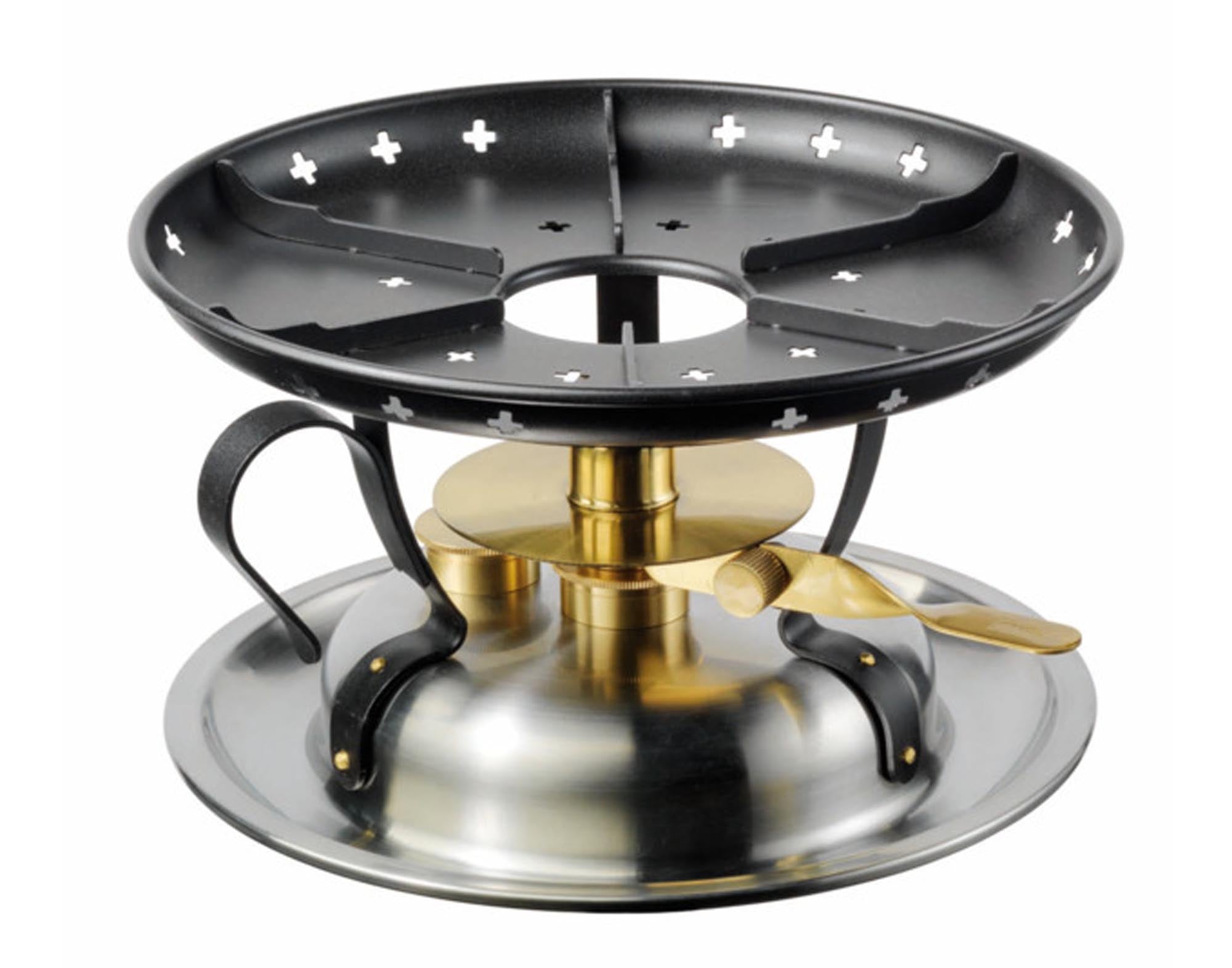 Rechaud Classic Inox ø 22 cm in  präsentiert im Onlineshop von KAQTU Design AG. Fondue/Raclette ist von STÖCKLI