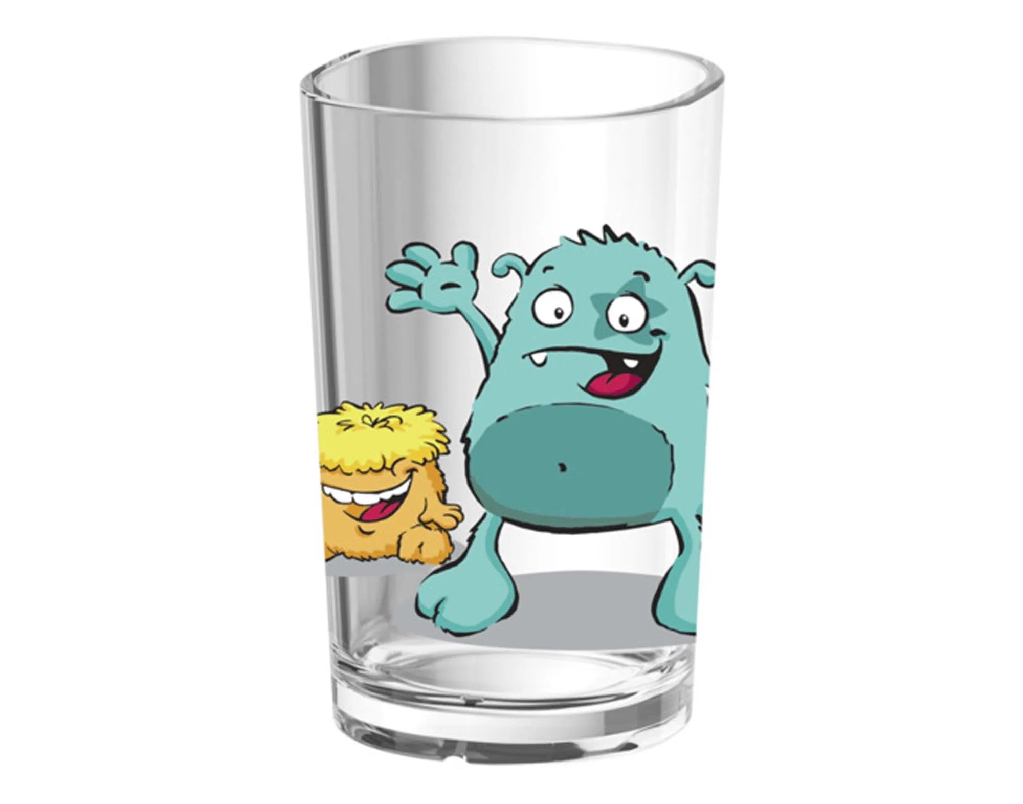 Fröhliches Kinderglas Monster 0.2 l von EMSA: bruchfest, BPA-frei, spülmaschinenfest, ideal für kleine Abenteurer.