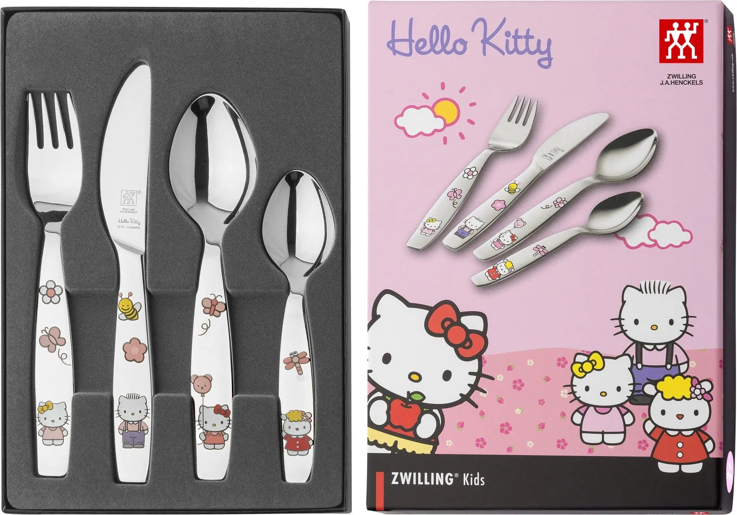 Kinderbesteck Hello Kitty 4-tlg.