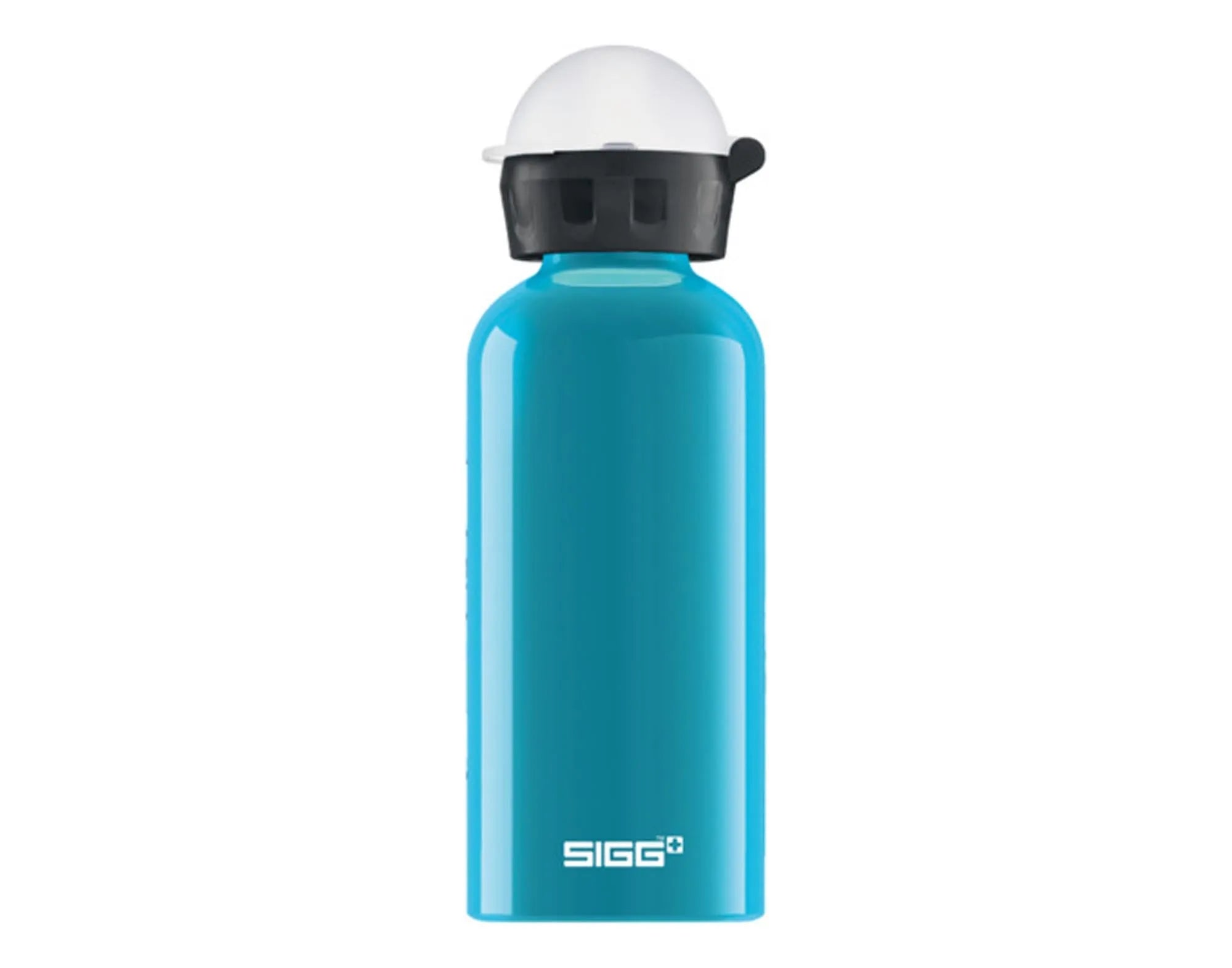 Bunte SIGG Kids Bottle Waterfall 0.4 l: Langlebige Aluminiumflasche, schadstofffrei, ideal für Schule und Ausflüge. Leicht zu reinigen.