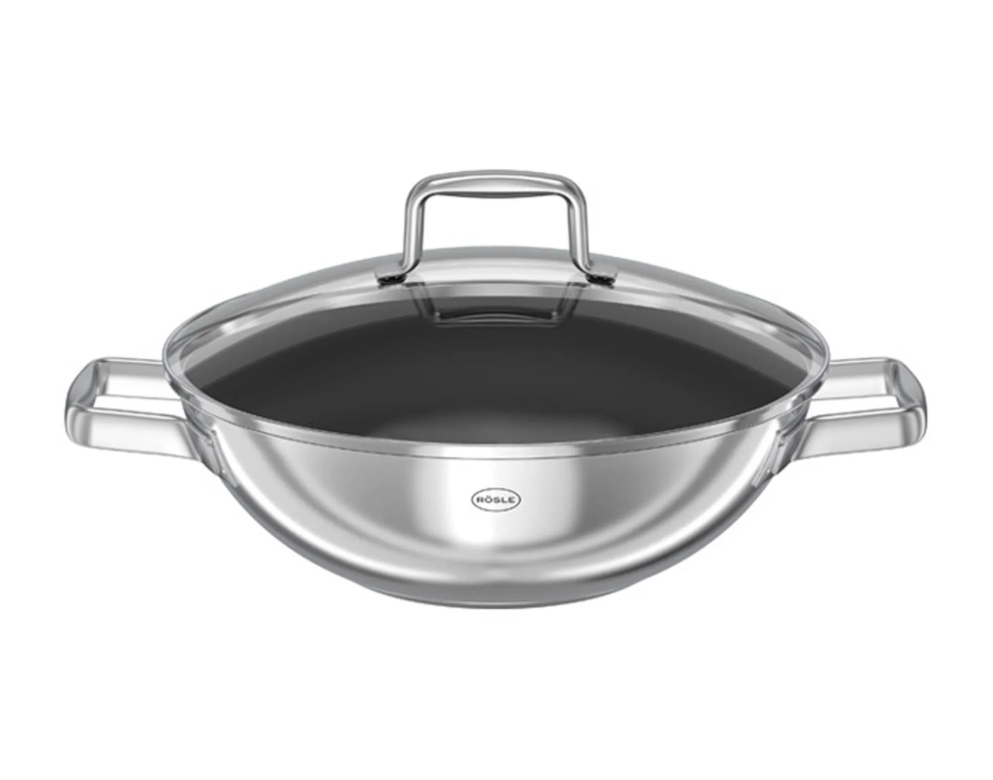 Wok Moments Platinum Plus ø 28 cm in  präsentiert im Onlineshop von KAQTU Design AG. Topf ist von RÖSLE