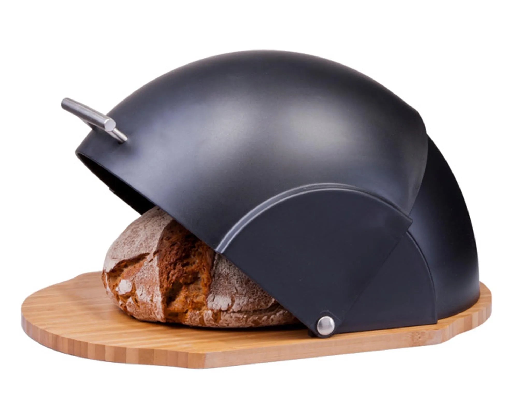 Eleganter Brotkasten von ZELLER PRESENT: Metall, langlebig, stilvoll, 37x26x20.5 cm, hält Brot frisch, passt in jede Küche.