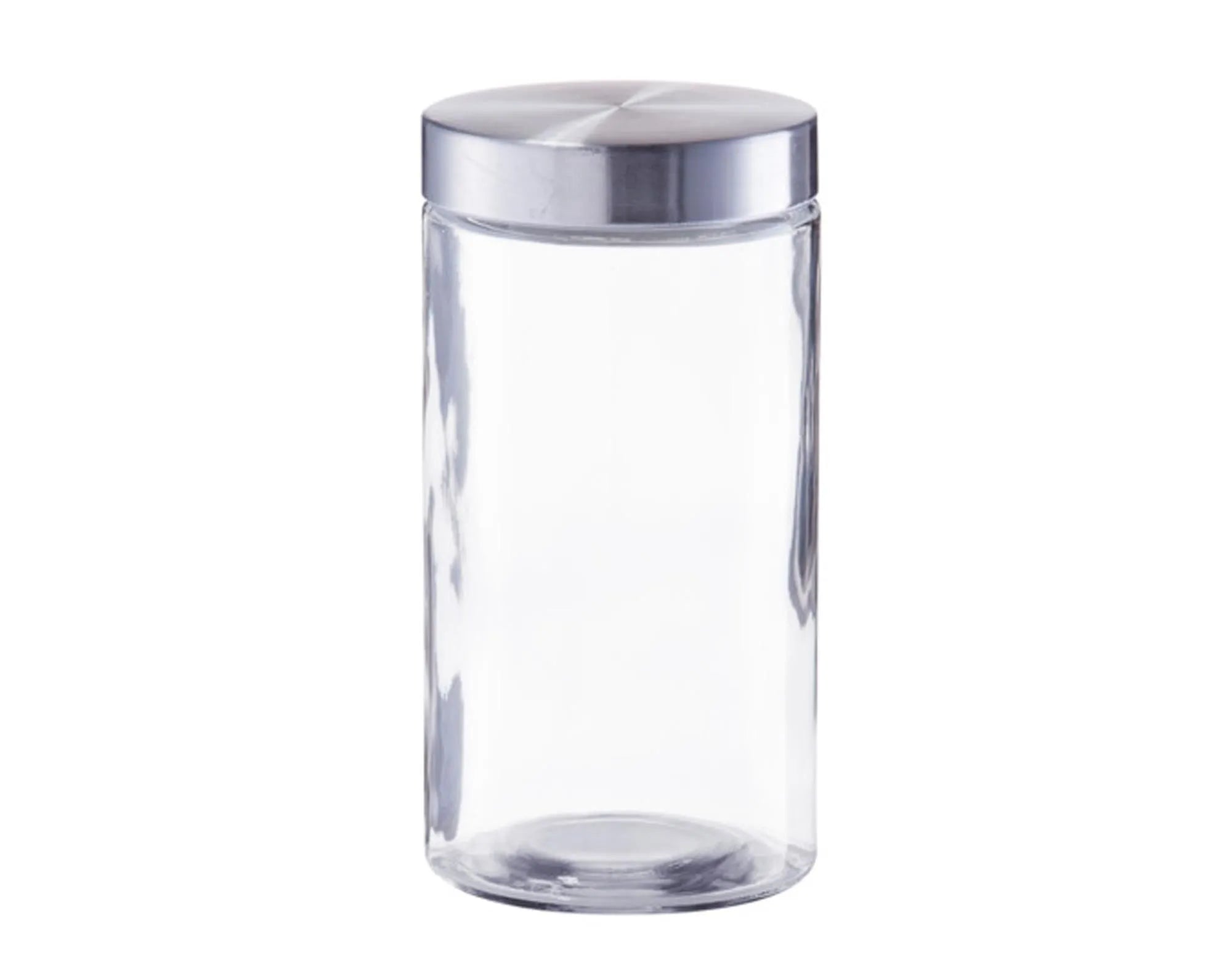 Stilvolles, pflegeleichtes Vorratsglas (1600 ml) aus Inox von ZELLER PRESENT. Luftdichter Deckel, BPA-frei, ideal für Küche.