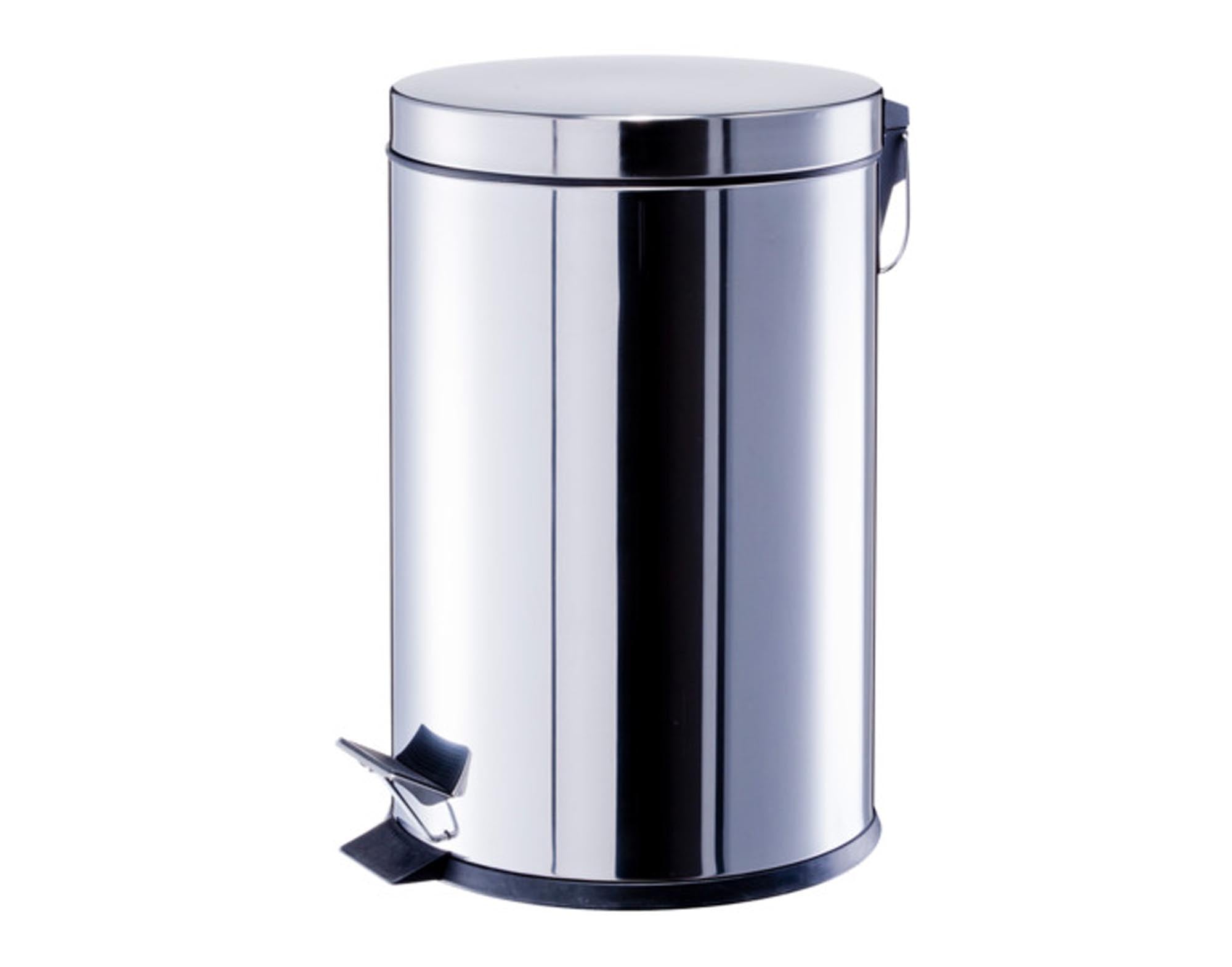 Treteimer Inox 20 l ø 29x45 cm in  präsentiert im Onlineshop von KAQTU Design AG. Mülleimer ist von ZELLER PRESENT