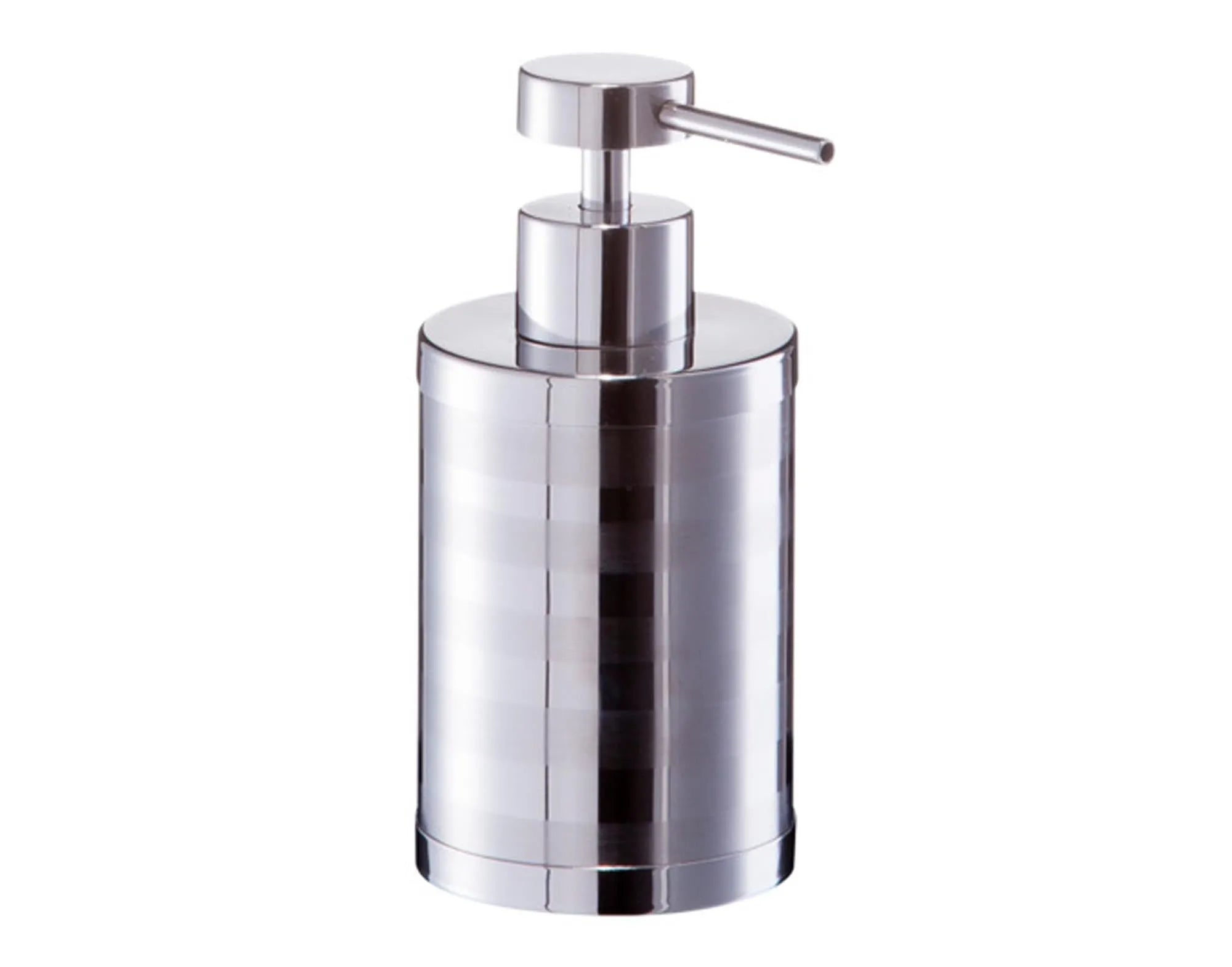 Seifenspender Inox ø 7x15.5 cm in  präsentiert im Onlineshop von KAQTU Design AG. Badzubehör ist von ZELLER PRESENT