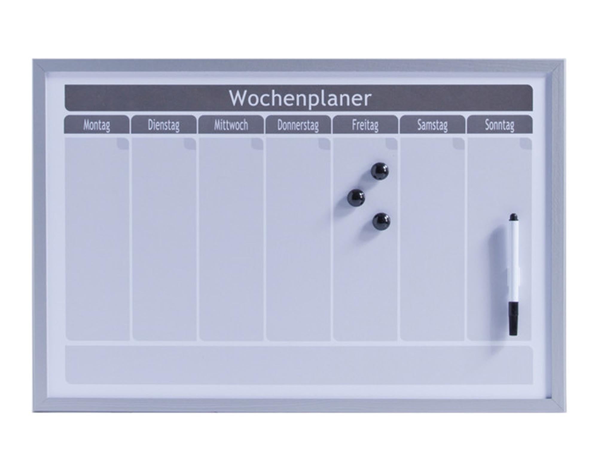 Memobord Wochenplaner 60x40 cm in  präsentiert im Onlineshop von KAQTU Design AG. Büromaterial ist von ZELLER PRESENT