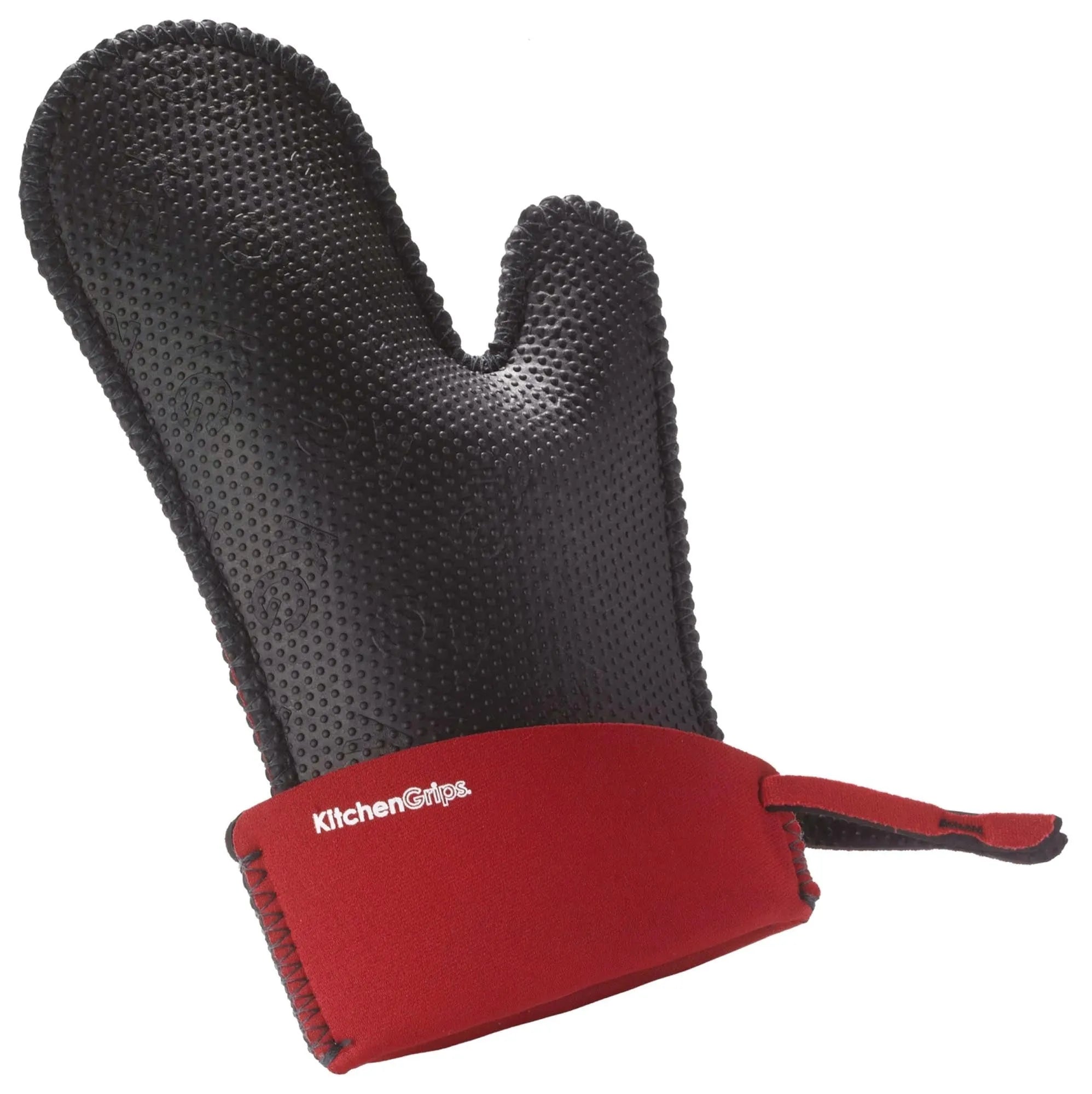 Eleganter, hitzebeständiger Küchenhandschuh von Cuisipro aus Flexaprene und Kevlar, ideal für stilvolles und sicheres Backen.