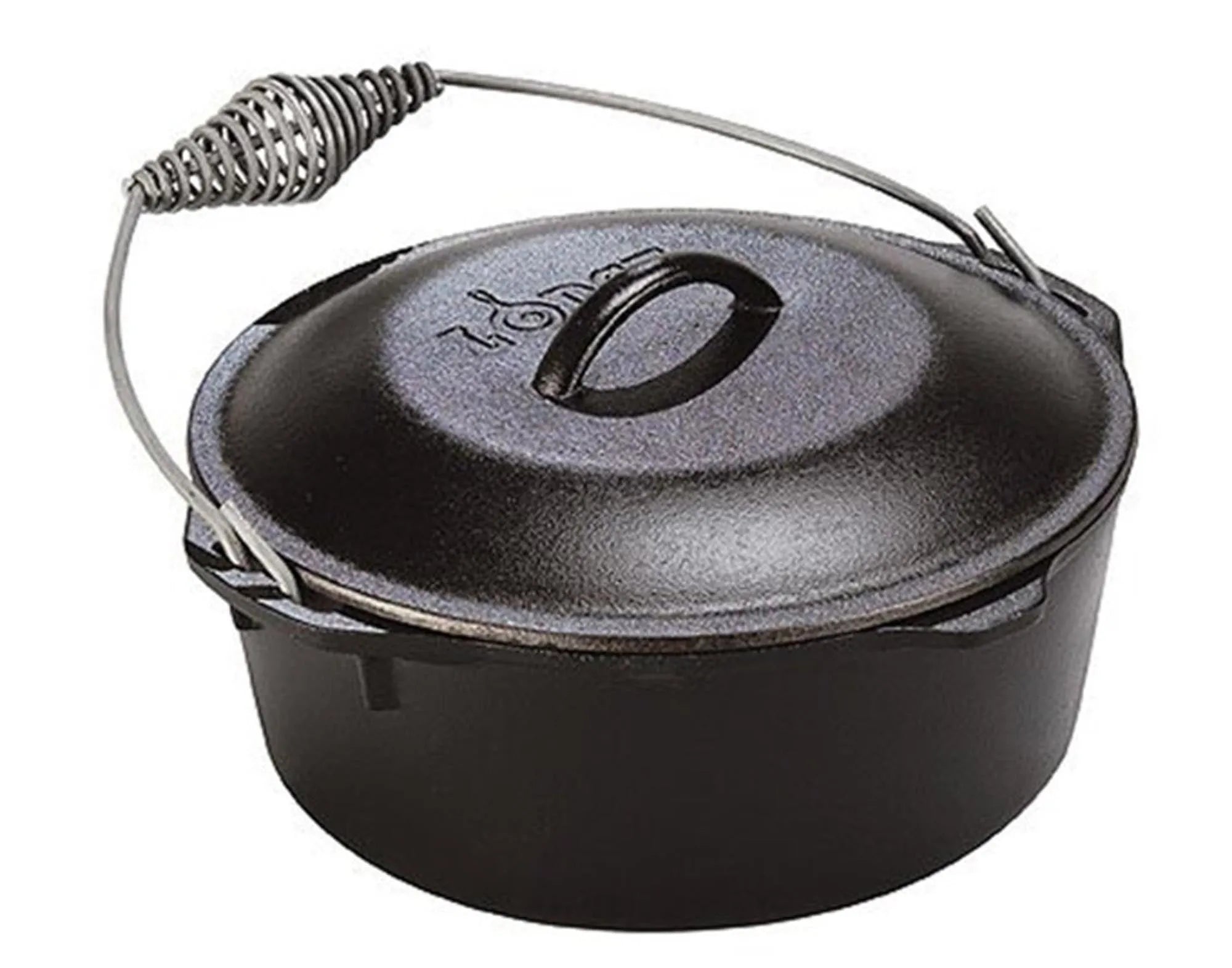 Der LODGE Kessel Dutch Oven 7 l aus Gusseisen ist ideal für Outdoor-Kochliebhaber. Perfekt für Eintöpfe, Braten und Brot.