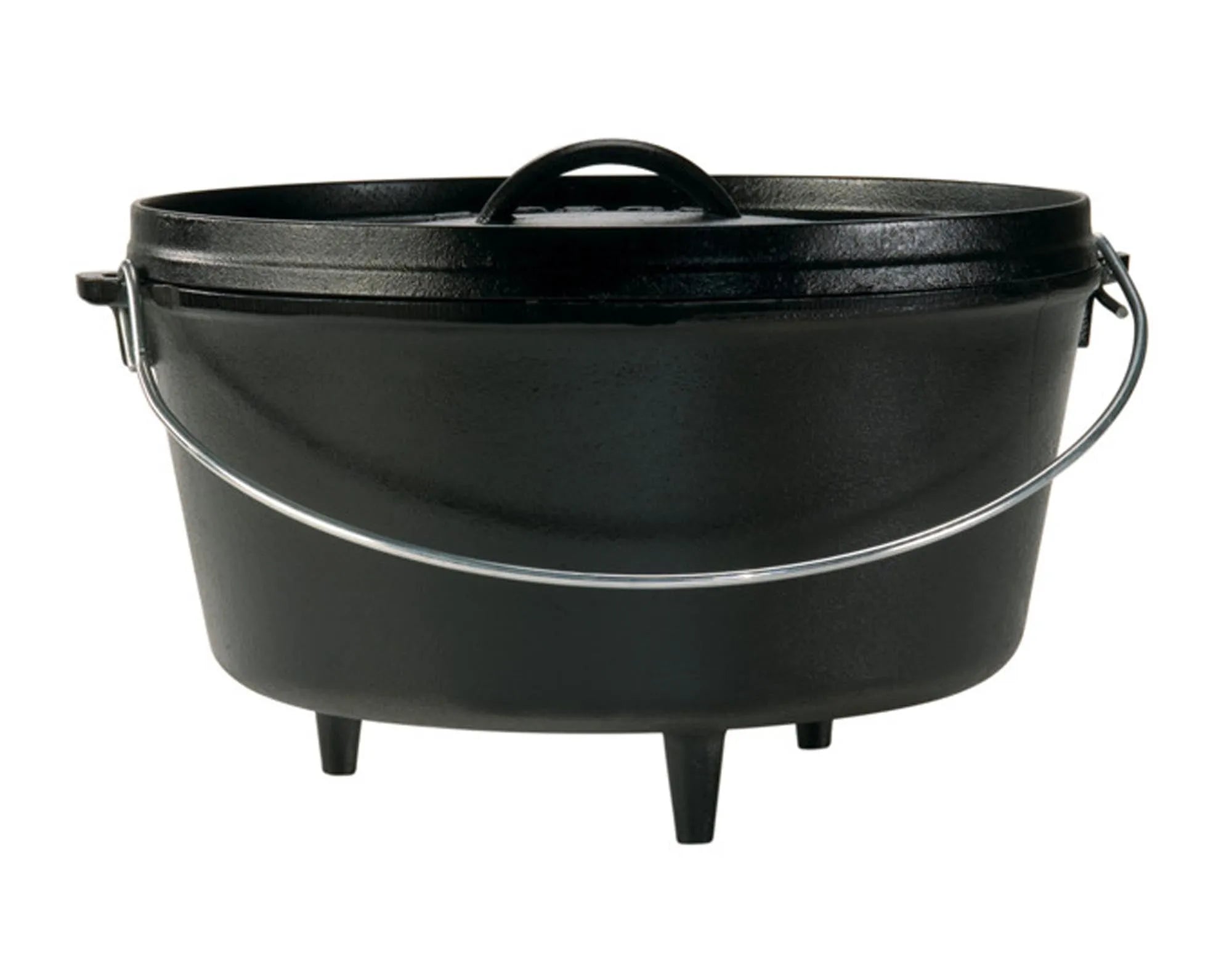 Der LODGE Kessel Camp Dutch Oven 7.6 l aus Gusseisen ist ideal für Outdoor-Kochliebhaber. Perfekte Hitzeverteilung, robust und vielseitig.