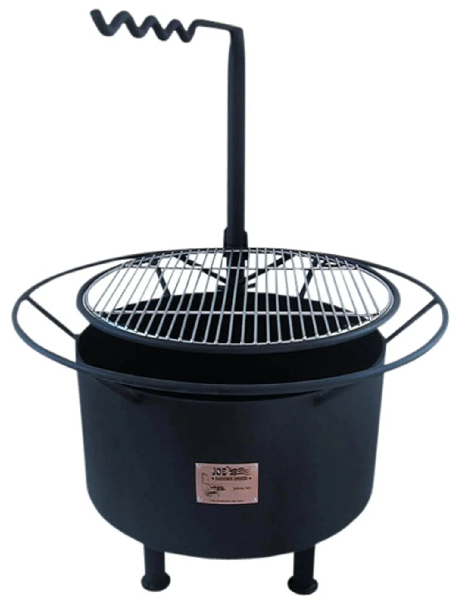 Robuste Feuerstelle ø50x70x85 von JOE'S BARBEQUE SMOKER: Ideal für gemütliche Abende, langlebig, rostfrei, einfach zu montieren.