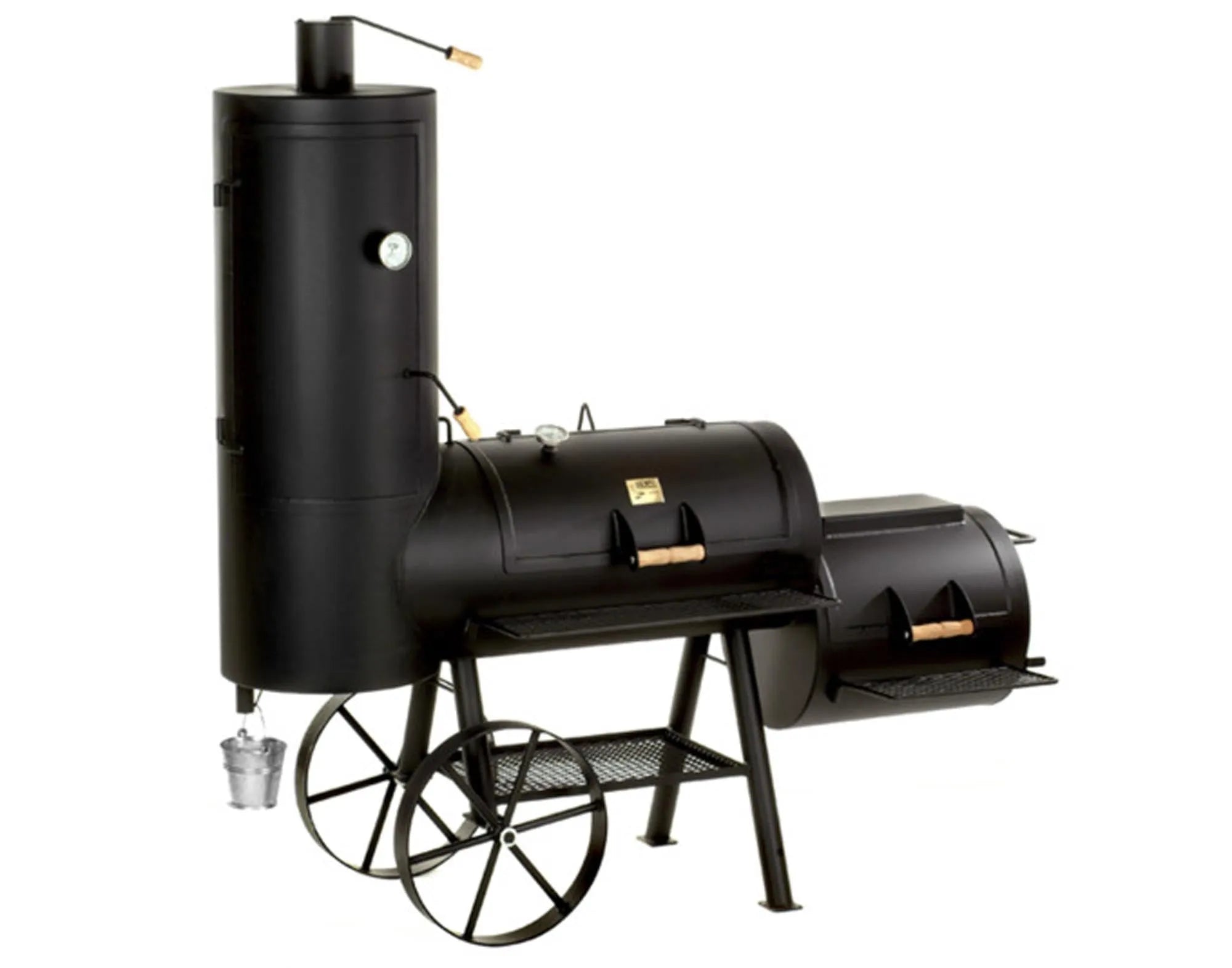 Der Smoker Chuckwagon 20" von JOE'S: Robuster BBQ-Grill mit exzellenter Wärmeisolierung, großem Grillbereich und präziser Temperaturkontrolle.