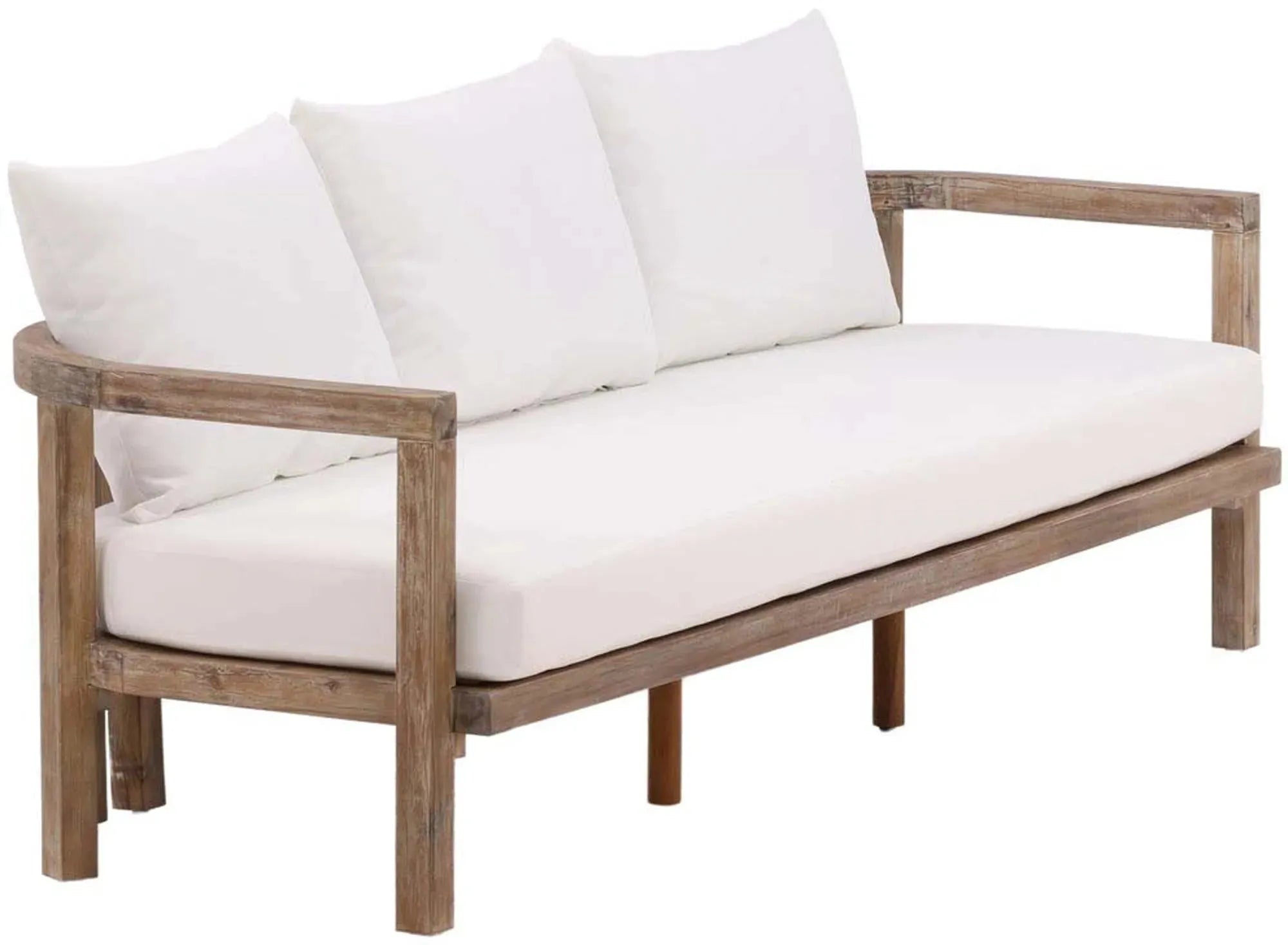 Erica 3 Sitzer Sofa in Braun präsentiert im Onlineshop von KAQTU Design AG. Lounge Sofa ist von Venture Home