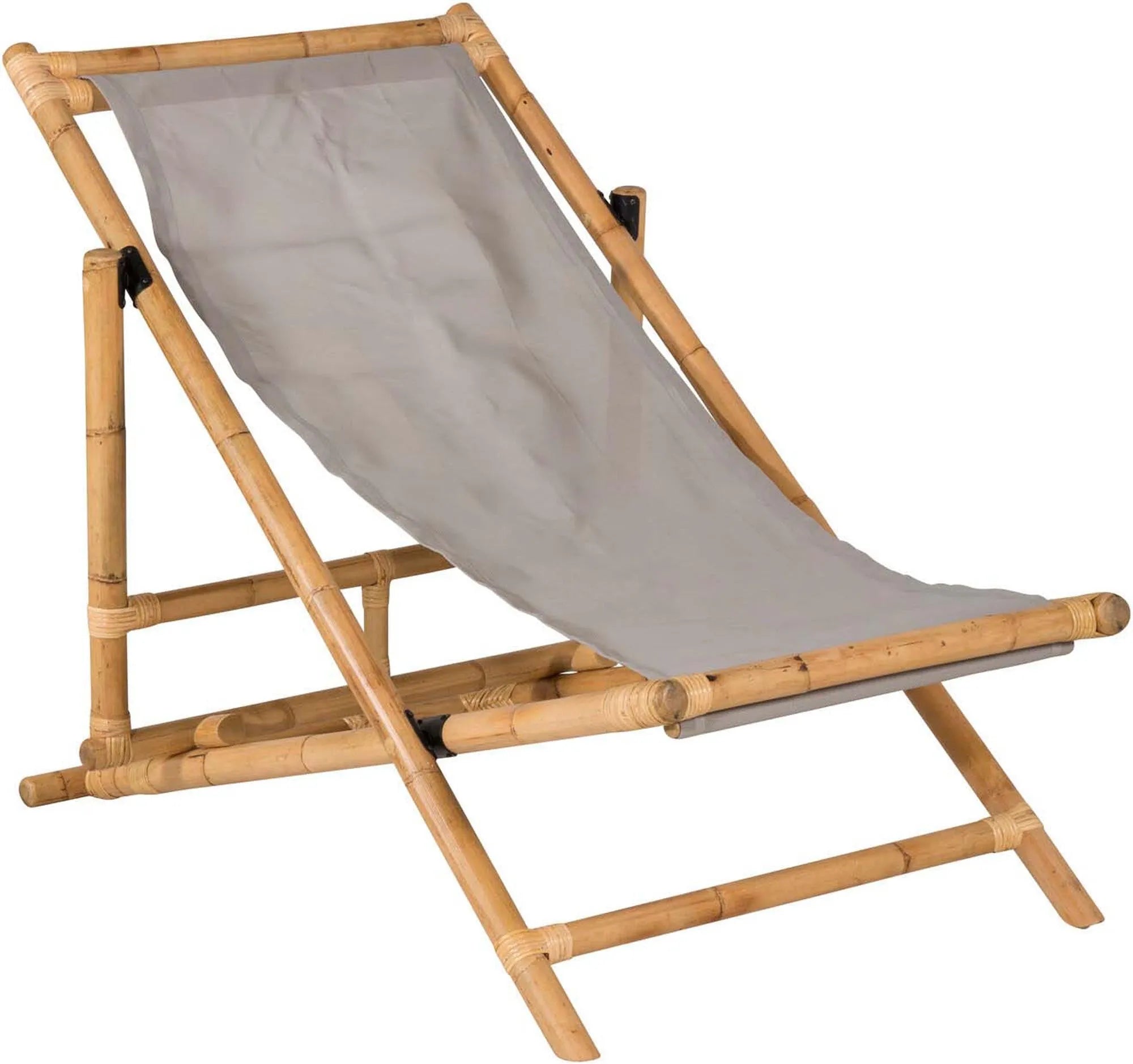 Venture Home Cane Lounger: Praktisch klappbar für stilvolle Entspannung.