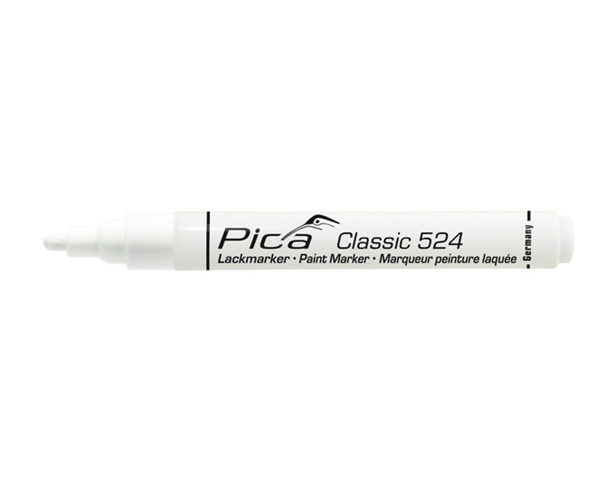 Industrie Lackmarker Classic 524 weiss in  präsentiert im Onlineshop von KAQTU Design AG. Büromaterial ist von PICA