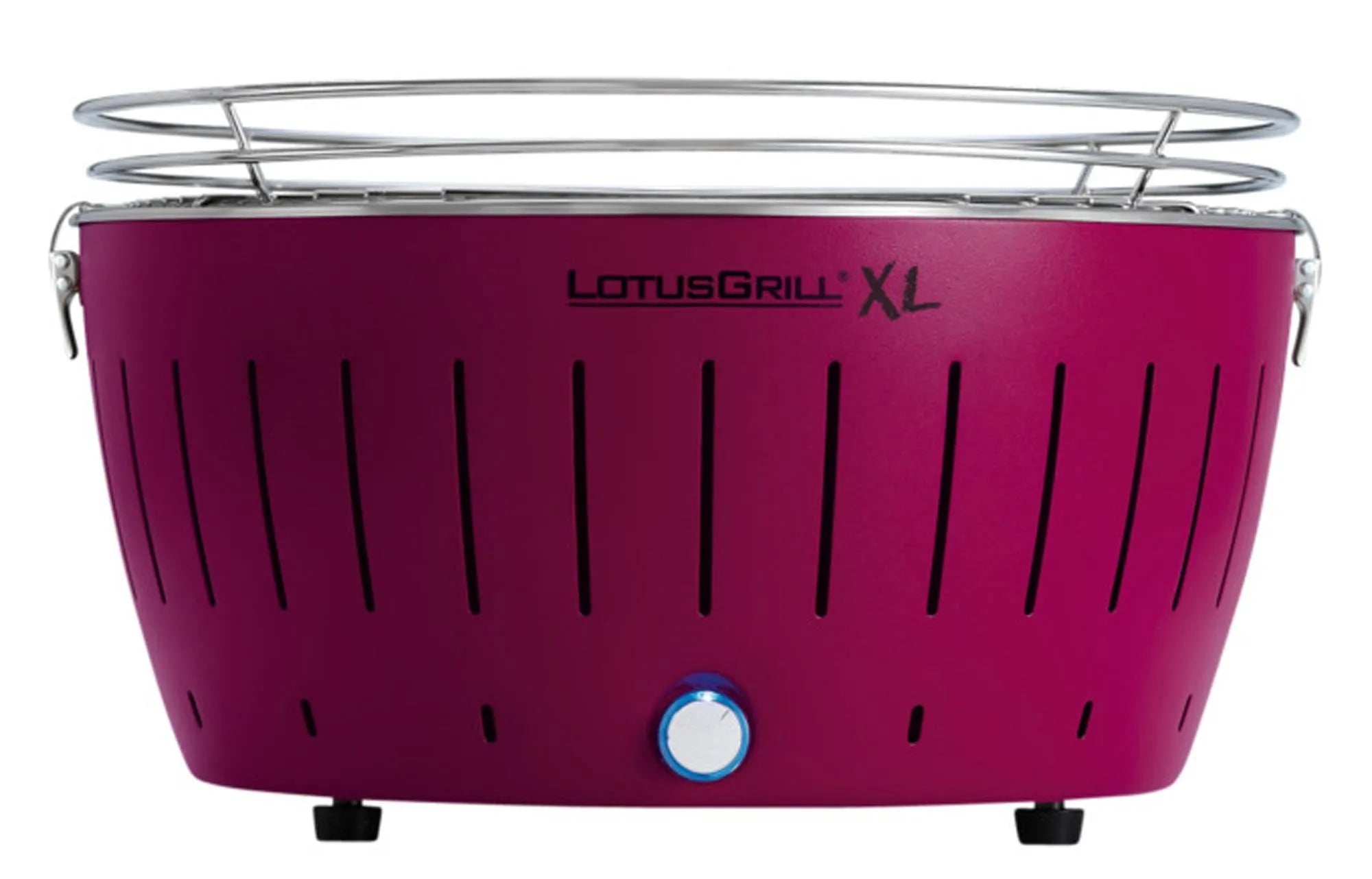 Rauchfreier Holzkohletischgrill XL von LOTUS GRILL für gesellige BBQs.