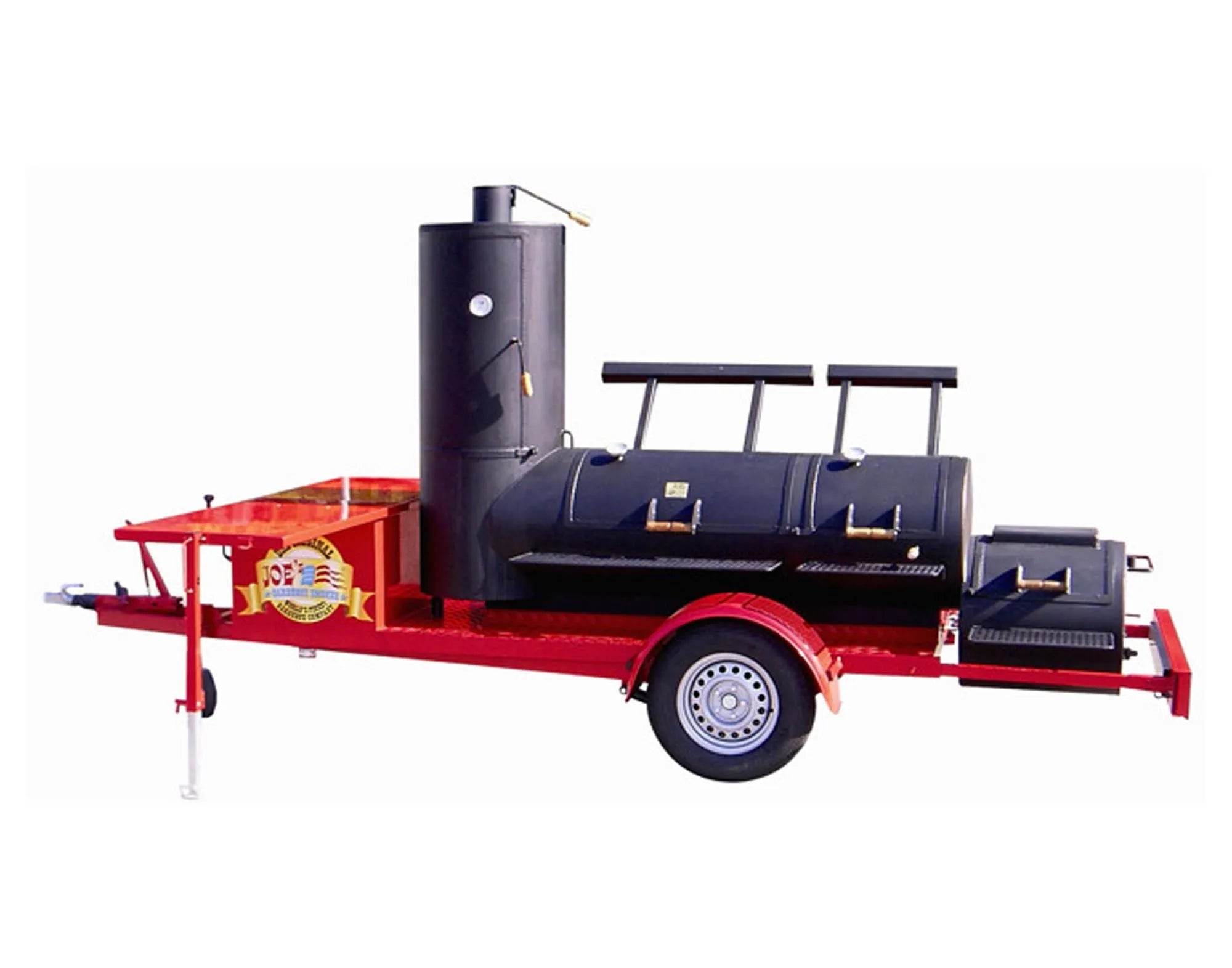 Der Smoker Extended Catering T 24" von JOE'S ist ideal für Profis: robuste Stahlkonstruktion, präzise Temperaturkontrolle, mobil und langlebig.