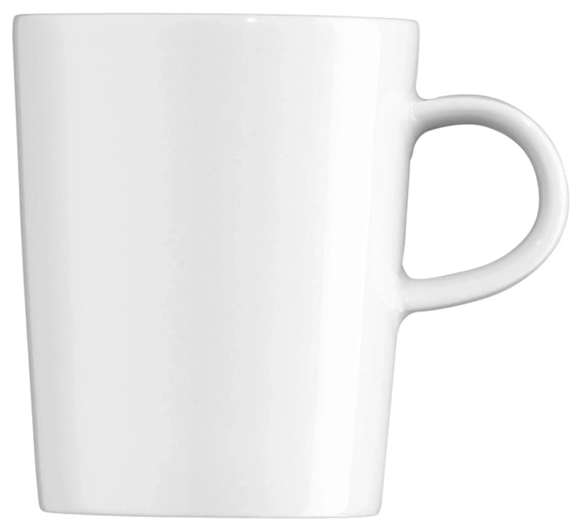 Eleganter, langlebiger Porzellanbecher von Arzberg, 0.28L, spülmaschinenfest, ideal für Kaffee und Tee.